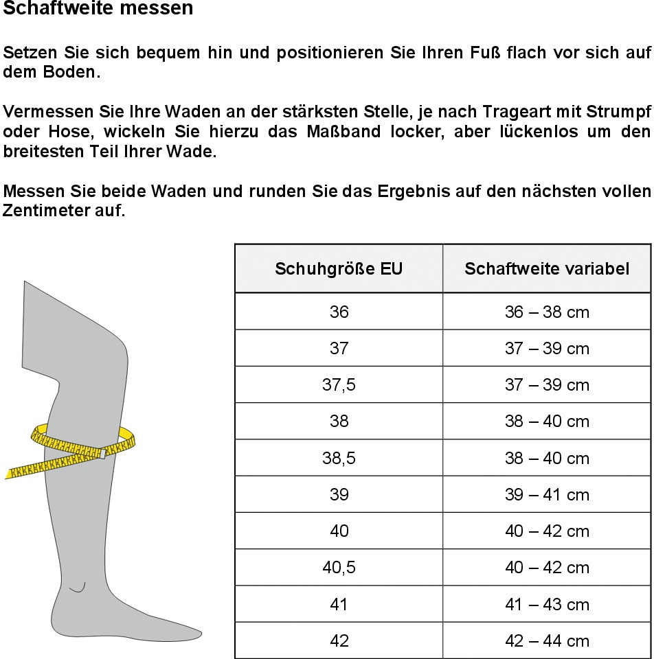 Caprice Stiefel, mit Zierschnallen am Schaft