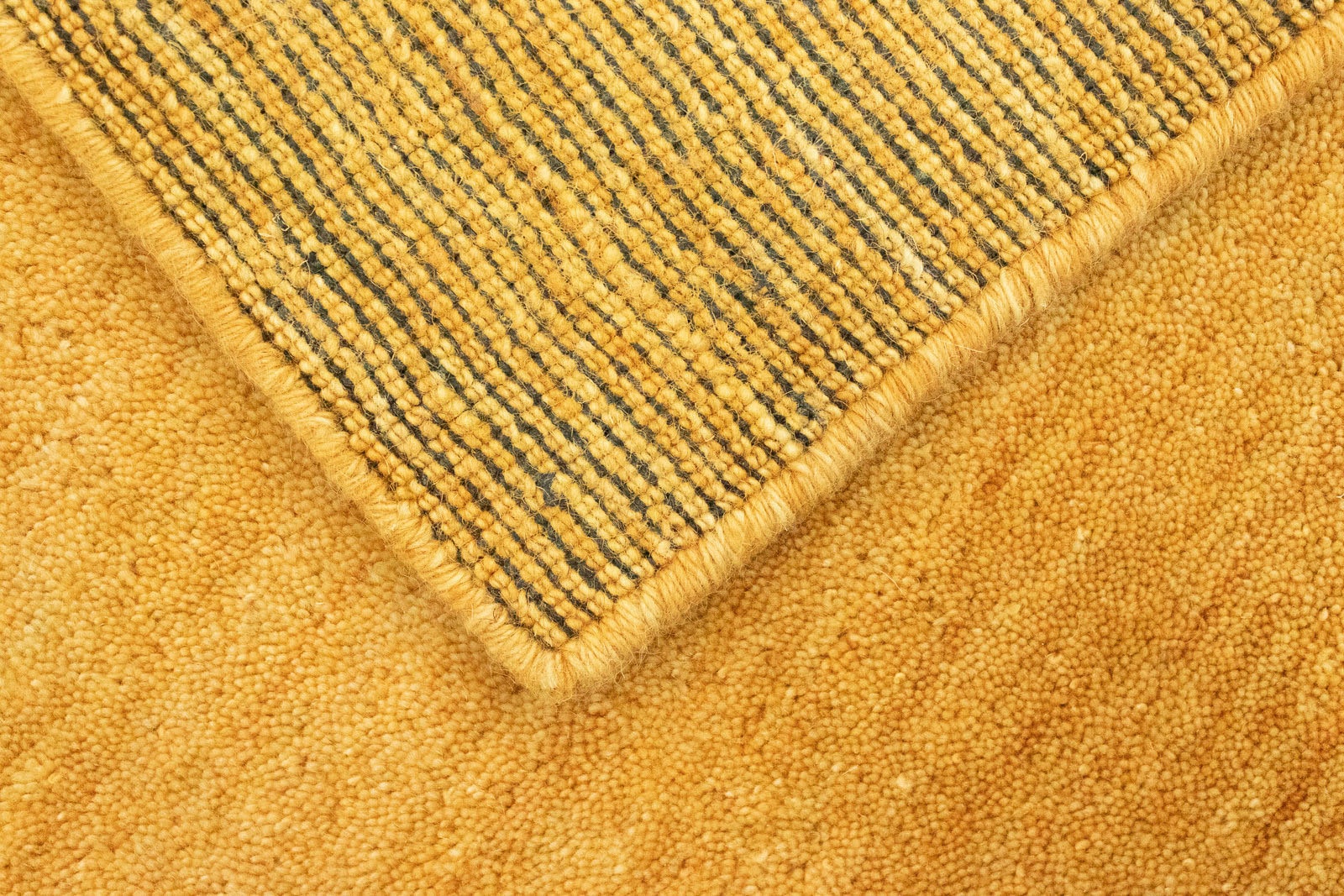 morgenland Wollteppich »Uni - Gabbeh Teppich - Softy«, rechteckig, 1,6 mm Höhe, Gabbeh Optik, Uni Farben, reine Wolle, sehr weicher Flor, Wohnzimmer