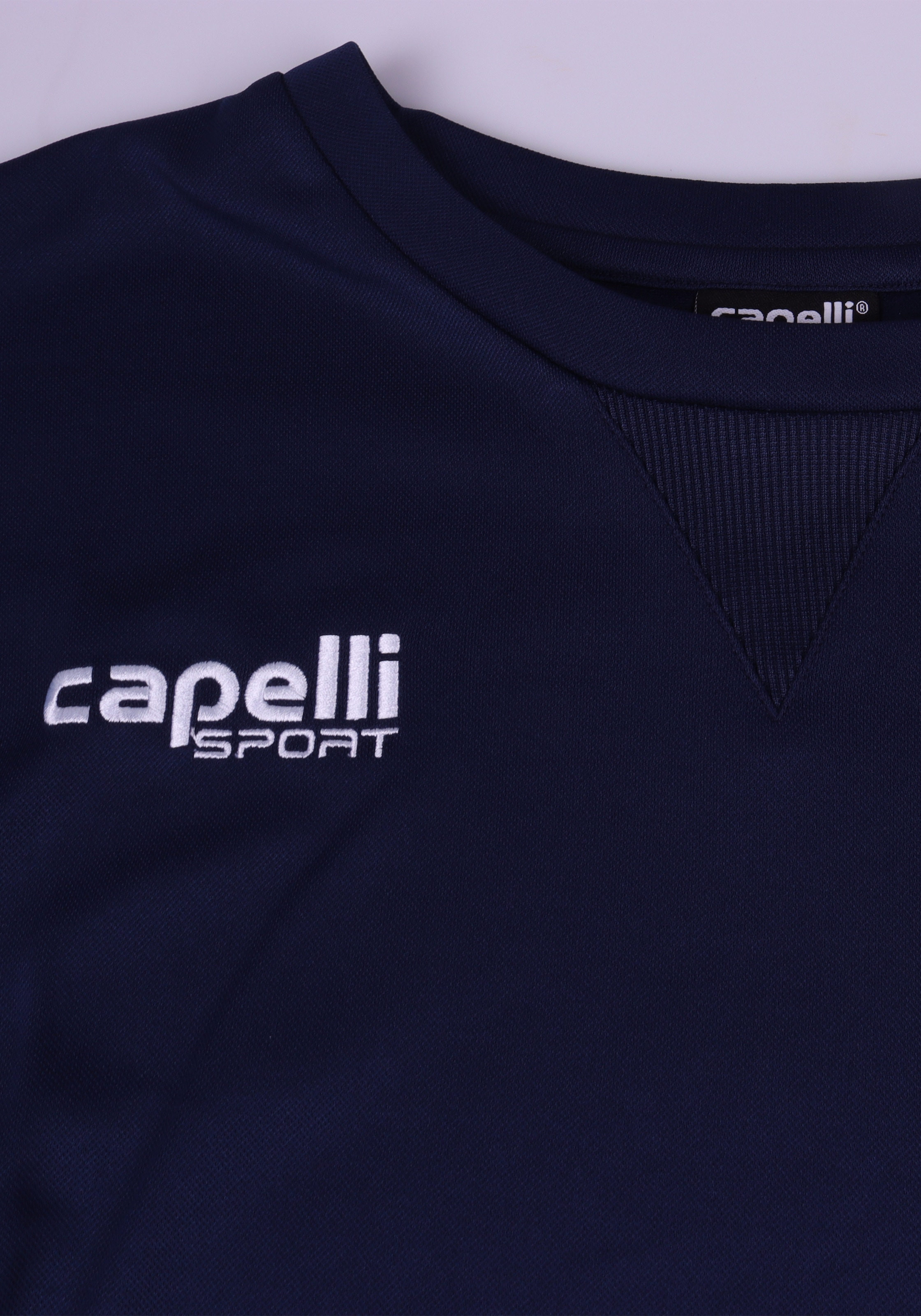 Capelli Sport Langarmshirt, mit rundem Halsausschnitt