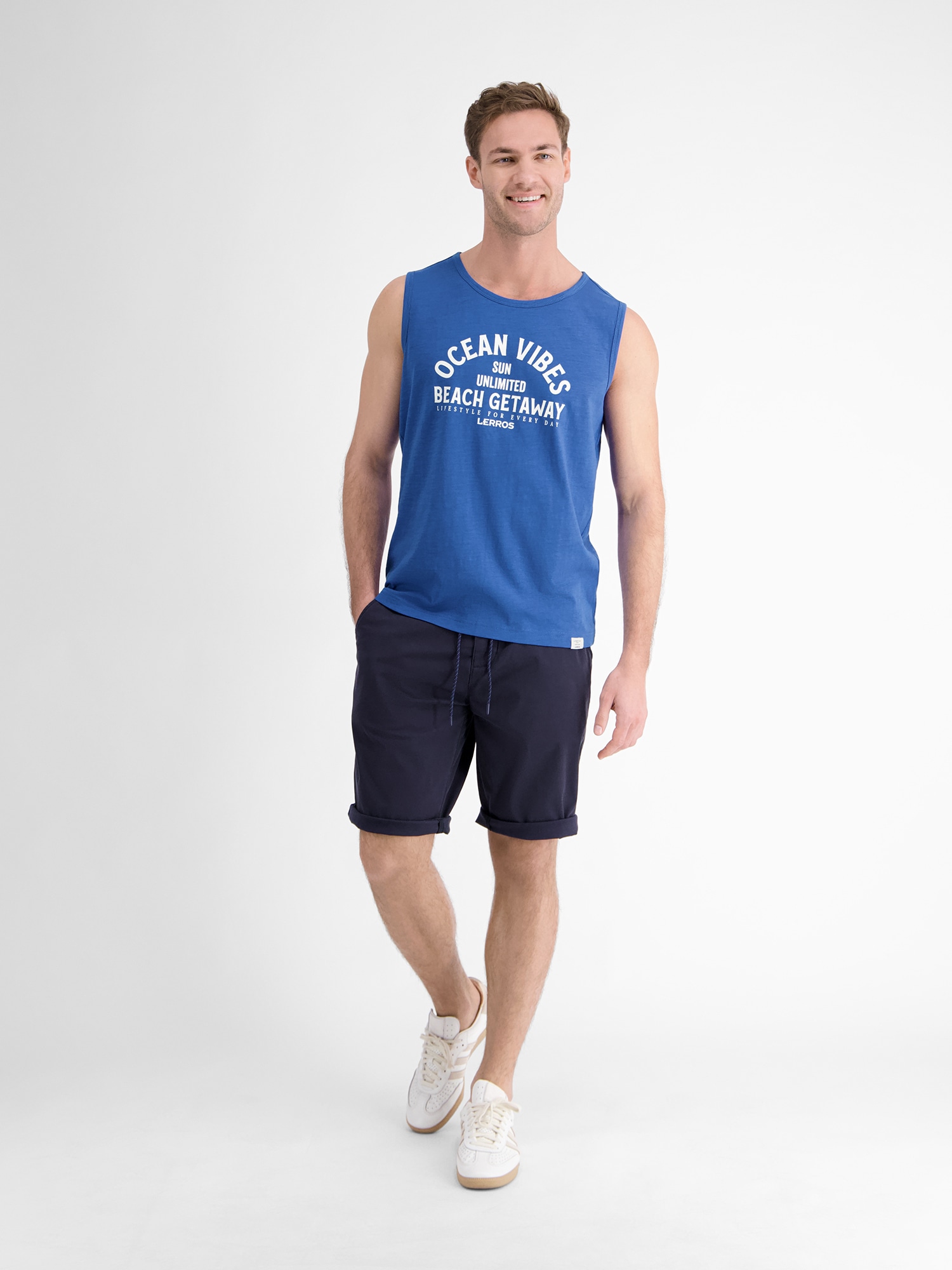 LERROS Muskelshirt »LERROS Herren Tanktop mit Brustprint«