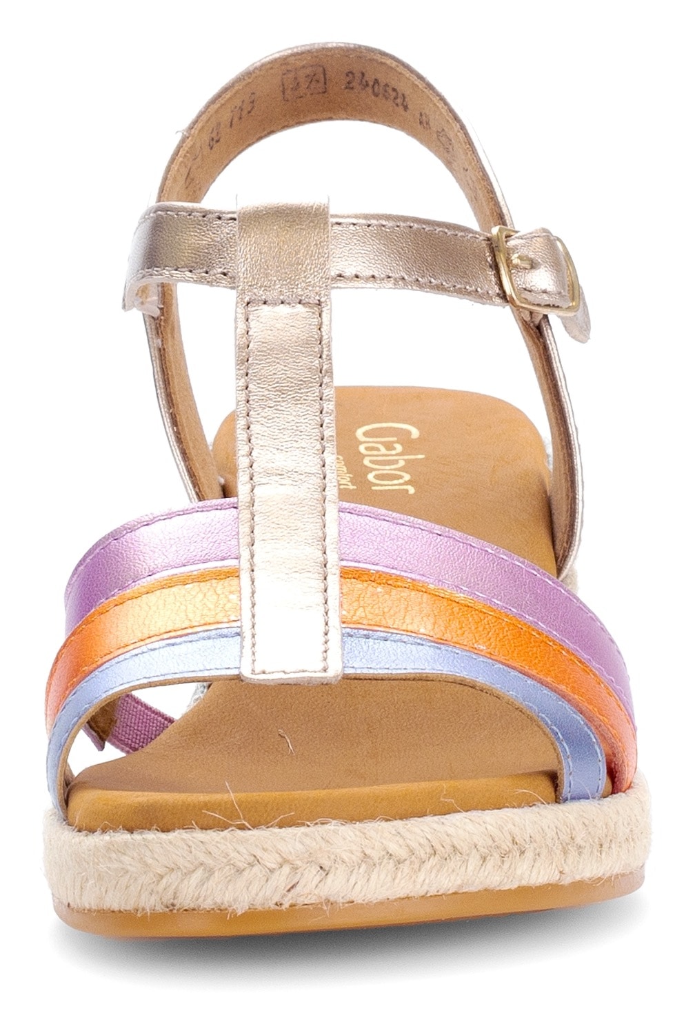 Gabor Keilsandalette »ATHEN«  , Keilabsatz, Sommerschuh, Sandale mit verstellbarer Schnalle, G-Weite