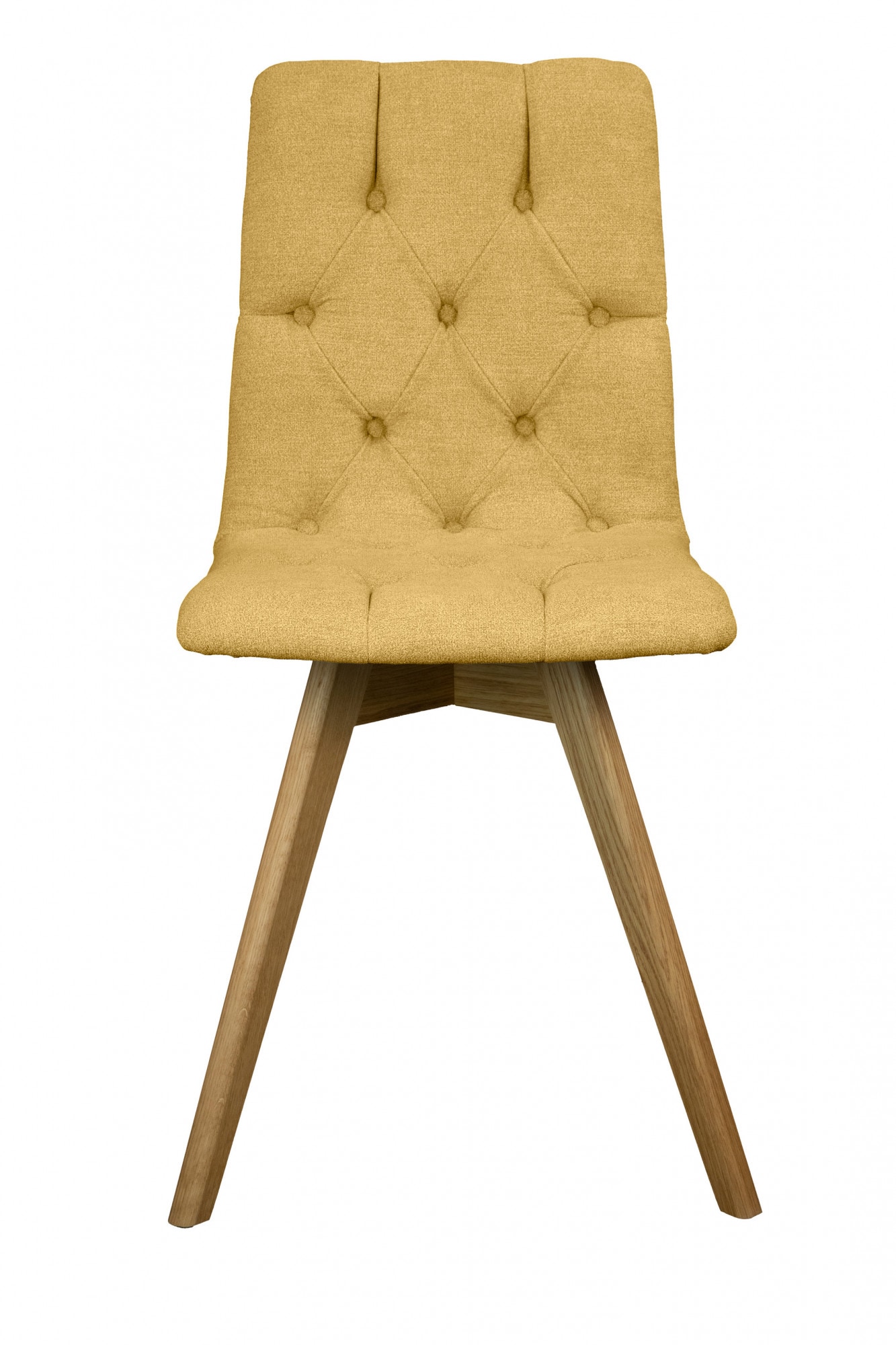 OTTO home Esszimmerstuhl »Rania« (Set) 2 Stk.Massivholzgestell, mit Knopfheftung