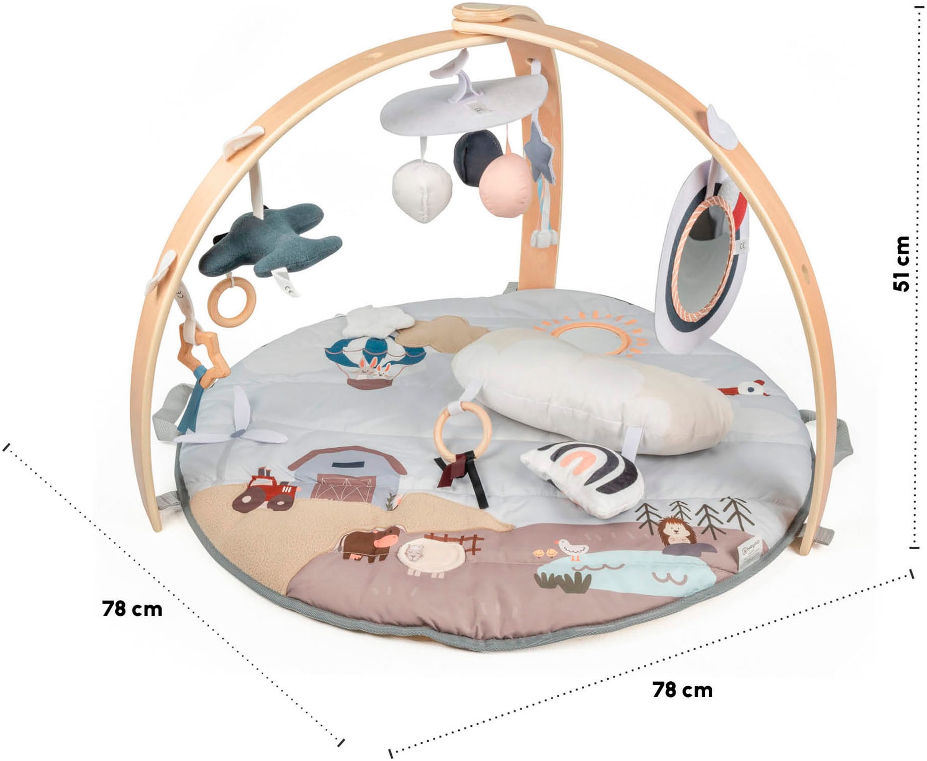 BabyGo Spielbogen »Bianca World«, 3D-Activity-Spielmatte