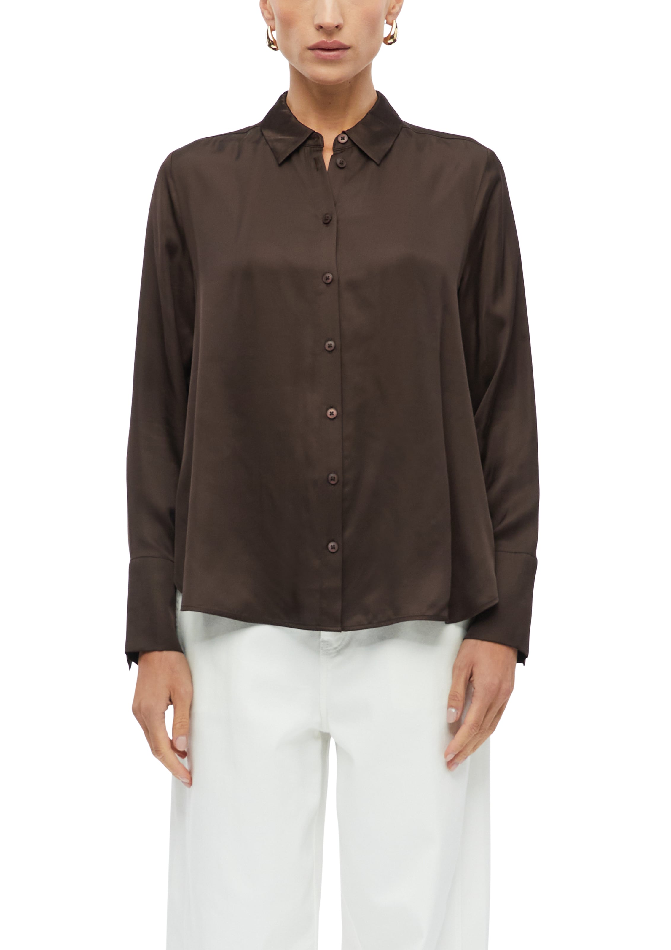 s.Oliver BLACK LABEL Langarmbluse aus Viskose