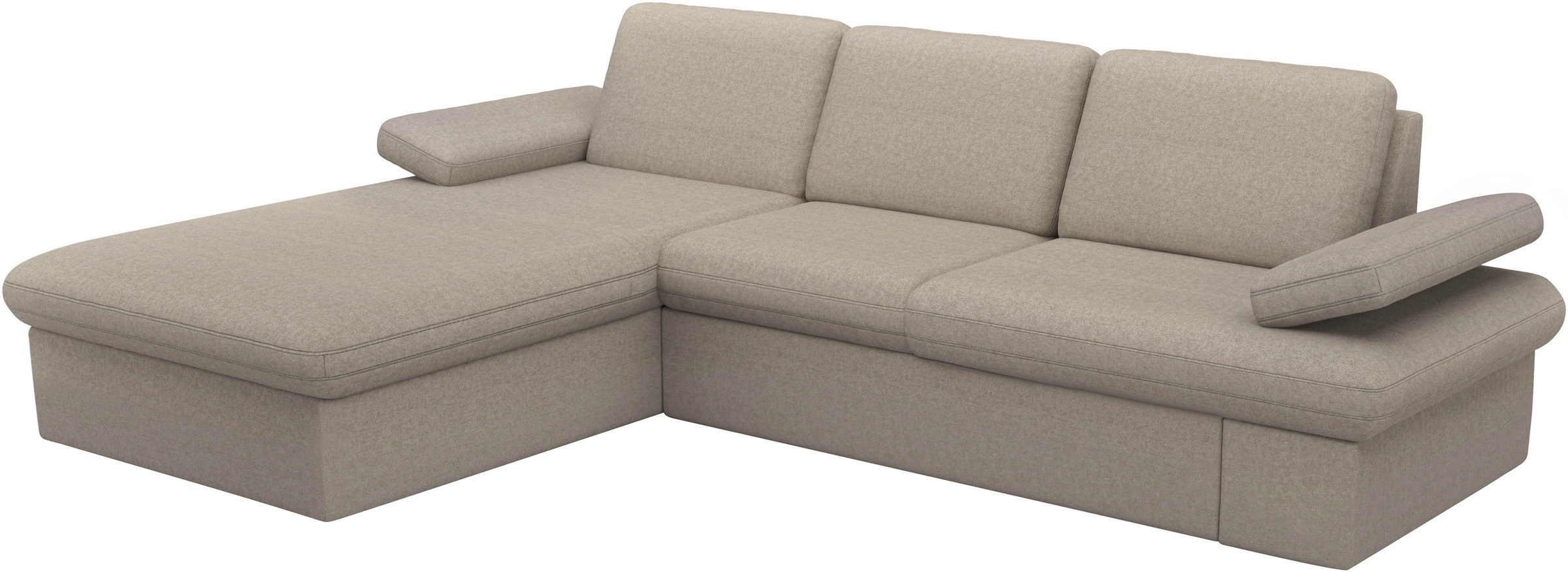 sit&more Ecksofa »Moreno«, mit Armteilverstellung,wahlweise mit Bettfunktion