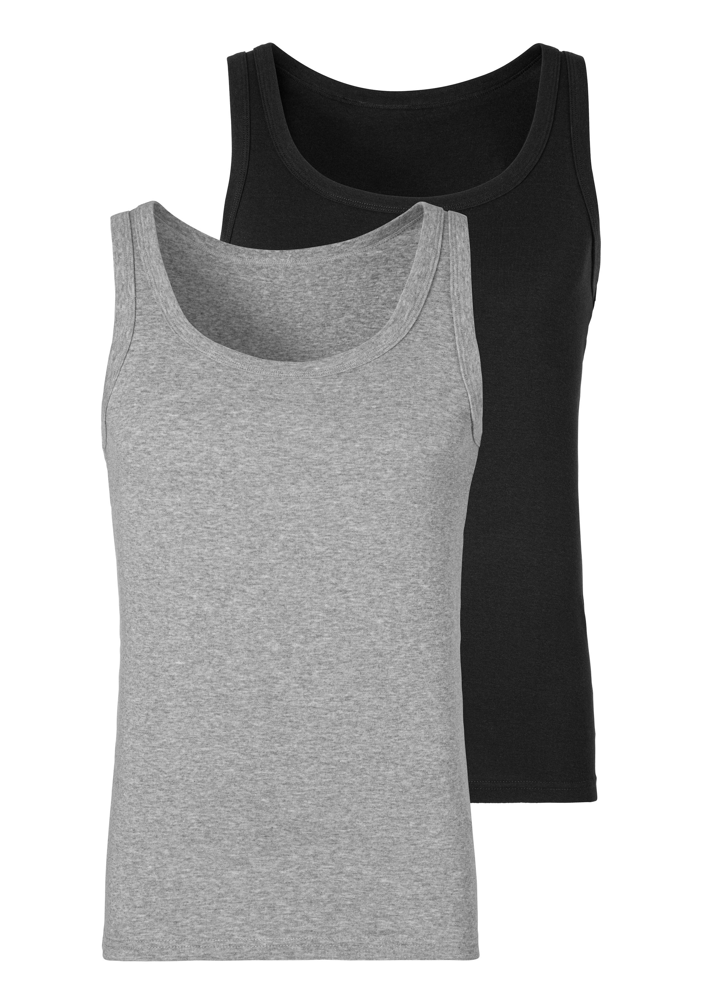 H.I.S Tanktop, (Packung, 2 tlg.), schlichtes Basic, perfekt zum Unterziehen