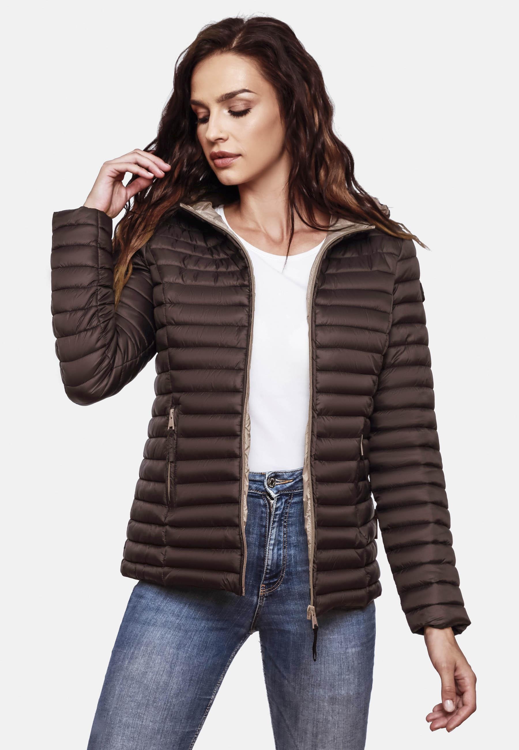 Marikoo Steppjacke »Übergangsjacke Asraa« mit Kapuze