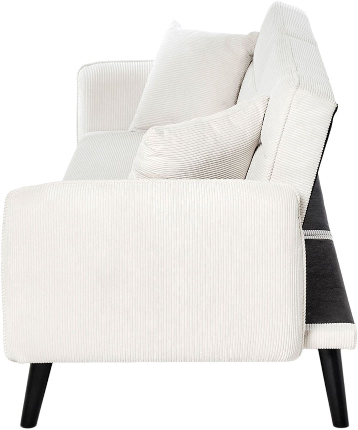 Jahnke Schlafsofa »CHILLAX LINE« mit Relax-und Schlaffunktion, inkl. Kissen, Breite 191 cm