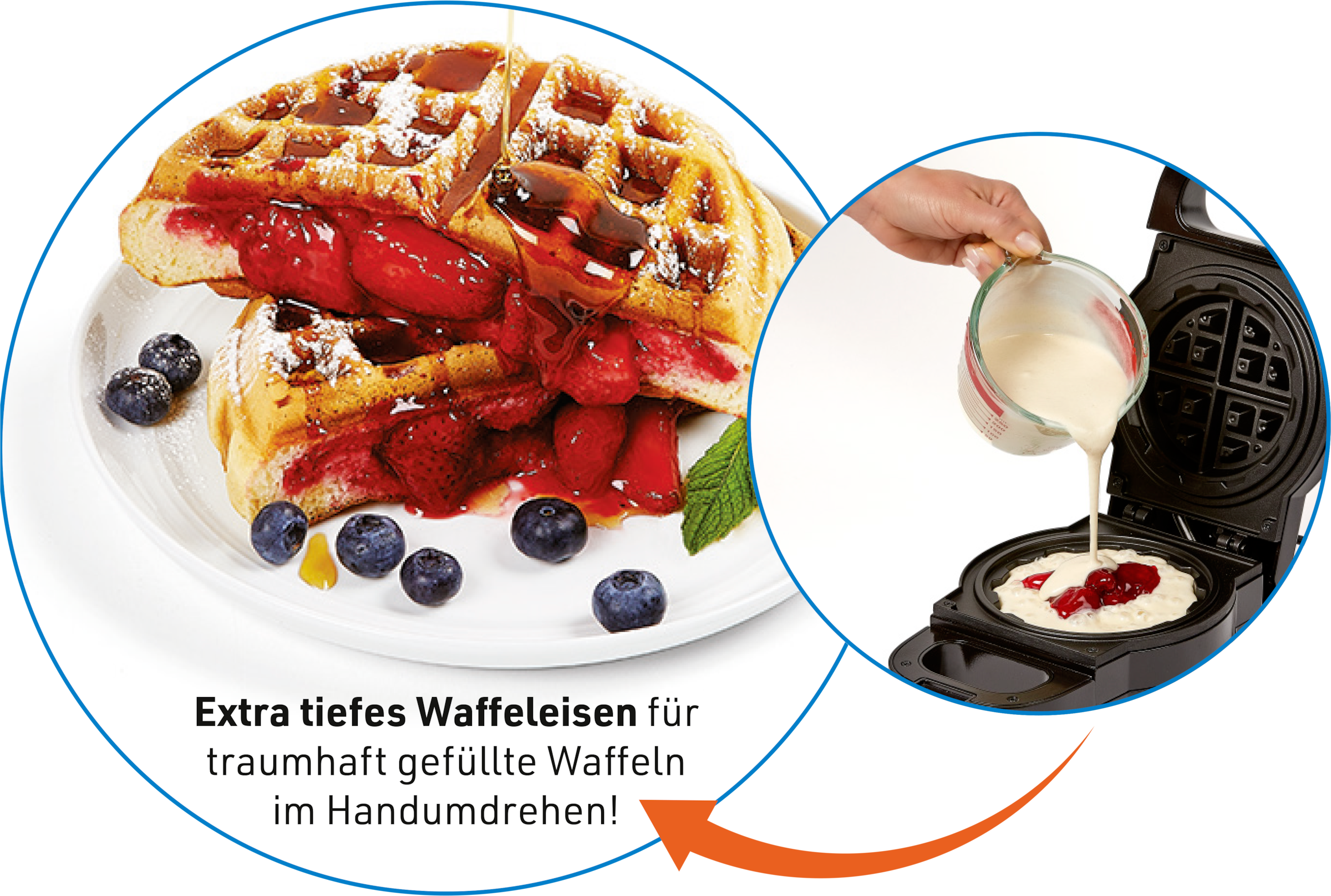 MediaShop Waffeleisen »M35523 PowerXL Waffle Star«, 764 W