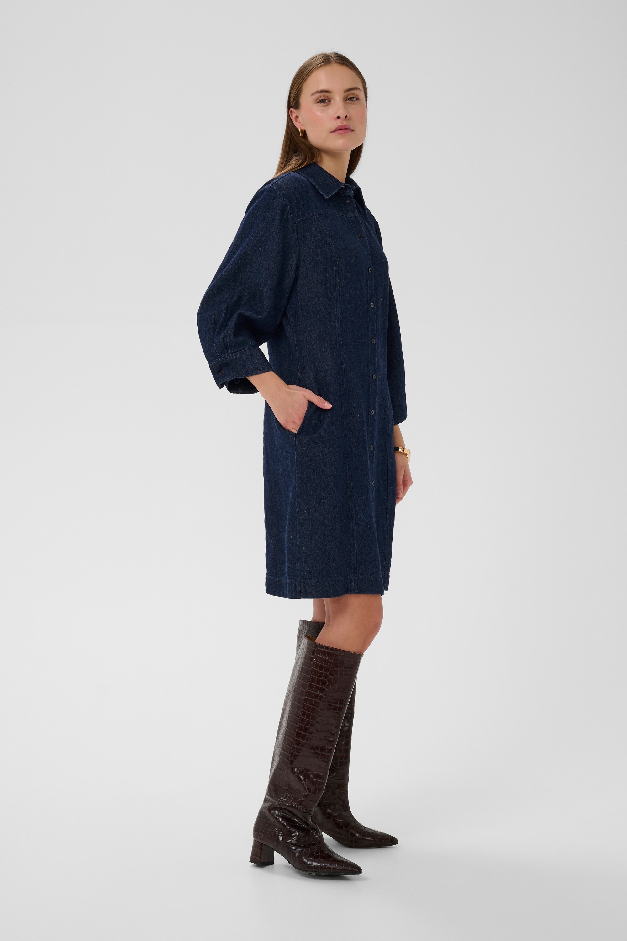 SOAKED IN LUXURY Midikleid »Damen Kleid SLChaman«