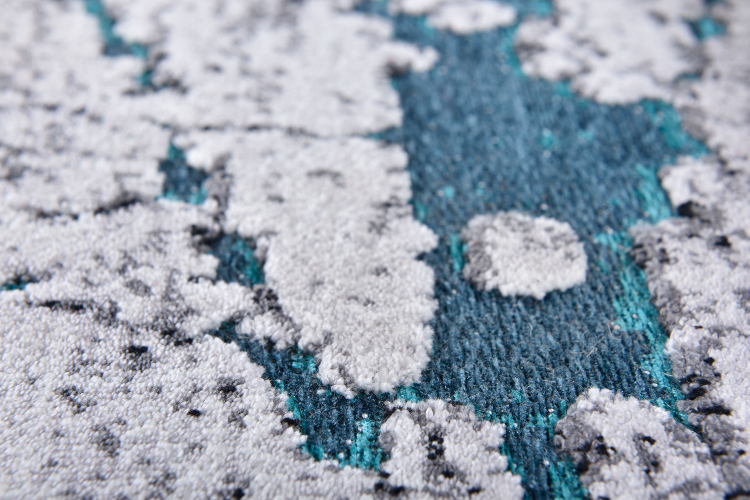 Gino Falcone Teppich »Orelia 103« rechteckig 7 mm Höhe Kurzflor, modernes Design, mit leichtem Glanz, Wohnzimmer