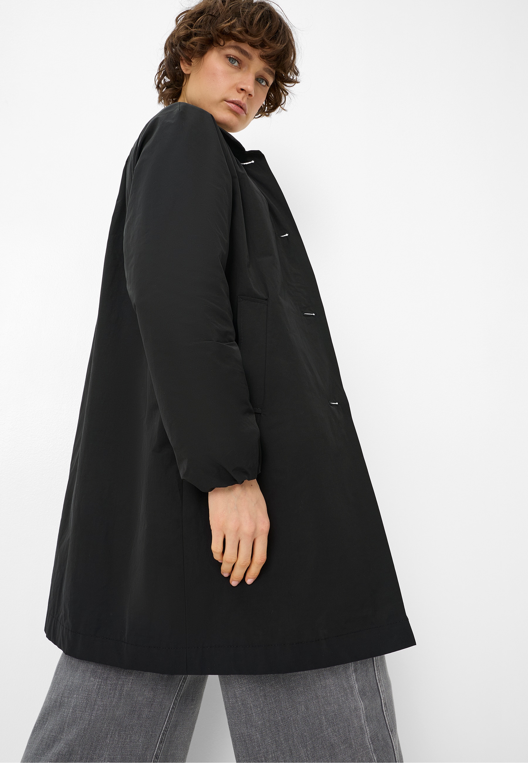 Fuchs Schmitt Kurzmantel Baumwollmix, Regular Fit, Leistentaschen