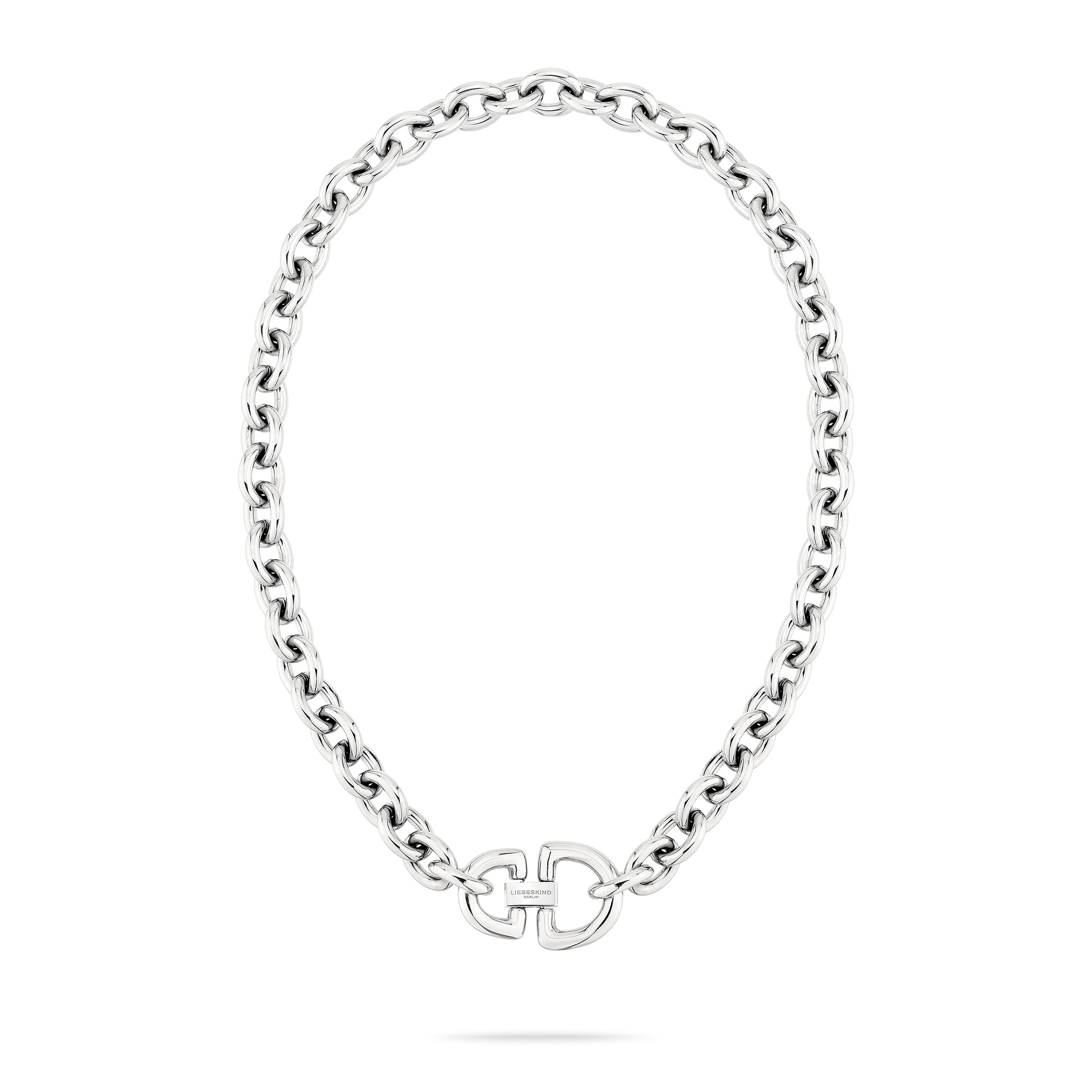 Liebeskind Berlin Kette mit Anhänger »Schmuck Geschenk Edelstahl Halskette The D-Link Statement«