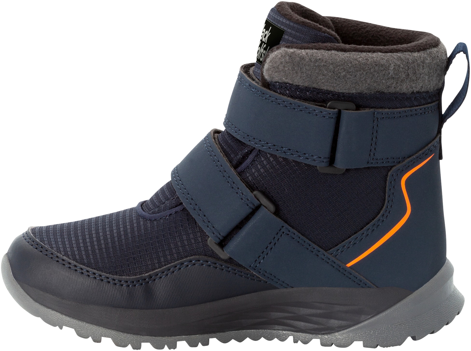 Jack Wolfskin Winterstiefel »POLAR BEAR TEXAPORE MID VC K«, Snowboots, Winterboots, Winterschuhe, wasserdicht, gefüttert