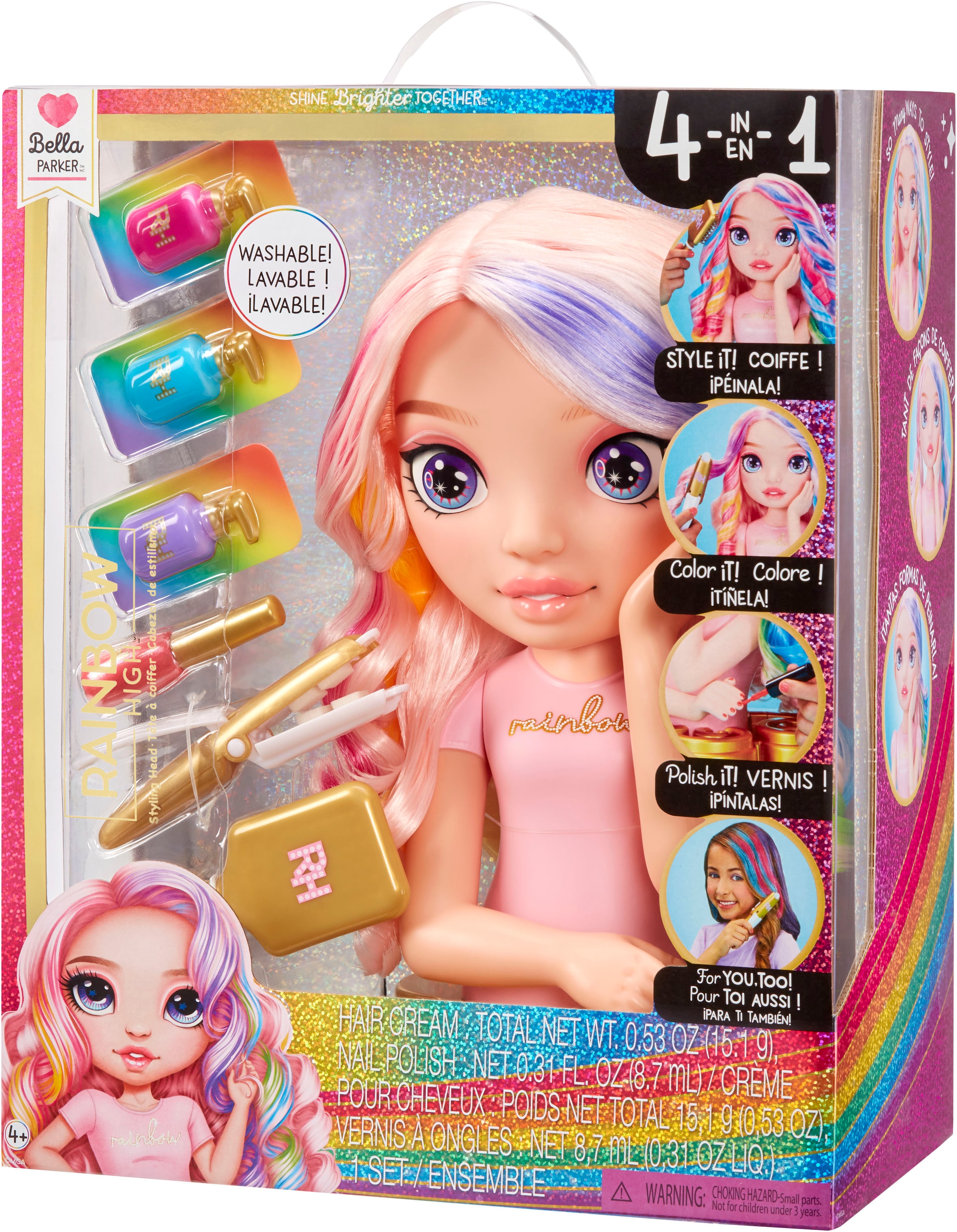 RAINBOW HIGH Frisier- & Schminkkopf »Rainbow HIgh Styling Head Playset«