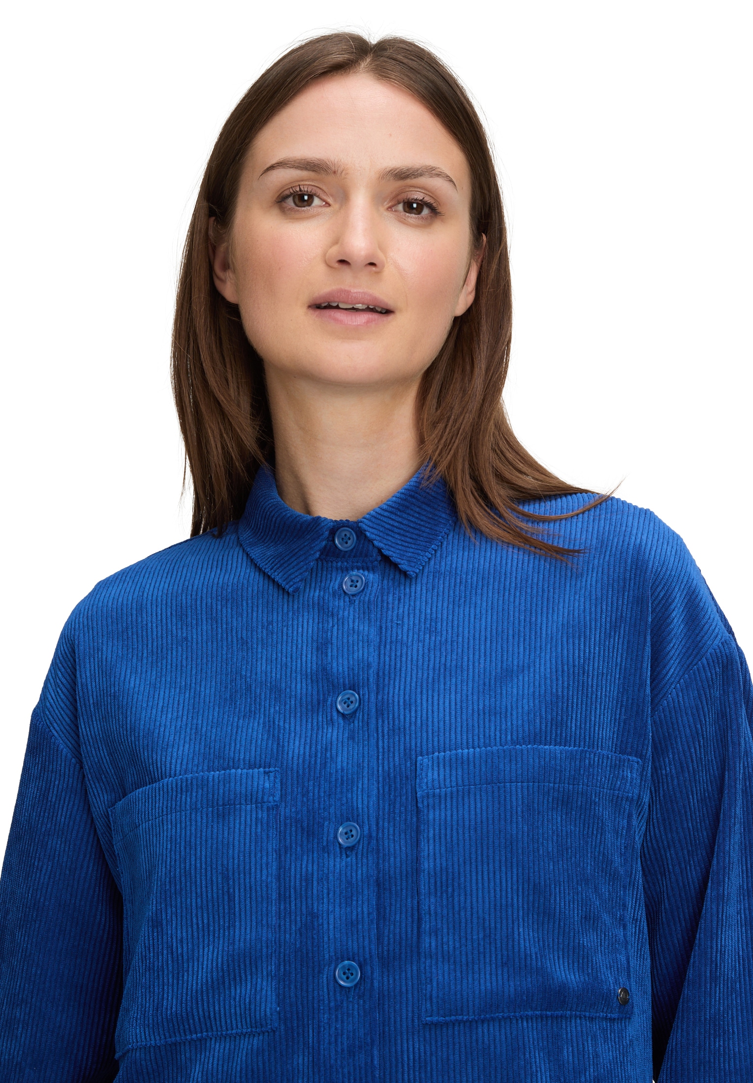 Betty&Co Shirtbluse »Overshirt mit Kragen«