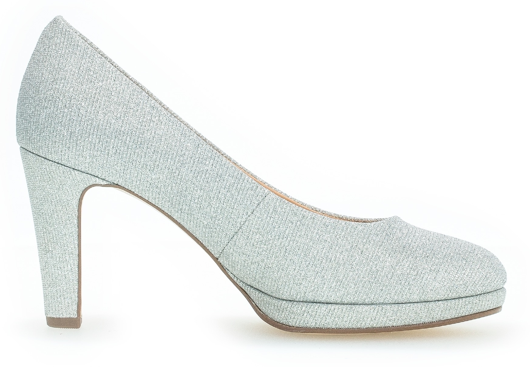 Gabor Pumps, Abendschuh, Festtagsschuh, Trichterabsatz, im Glitzerlook