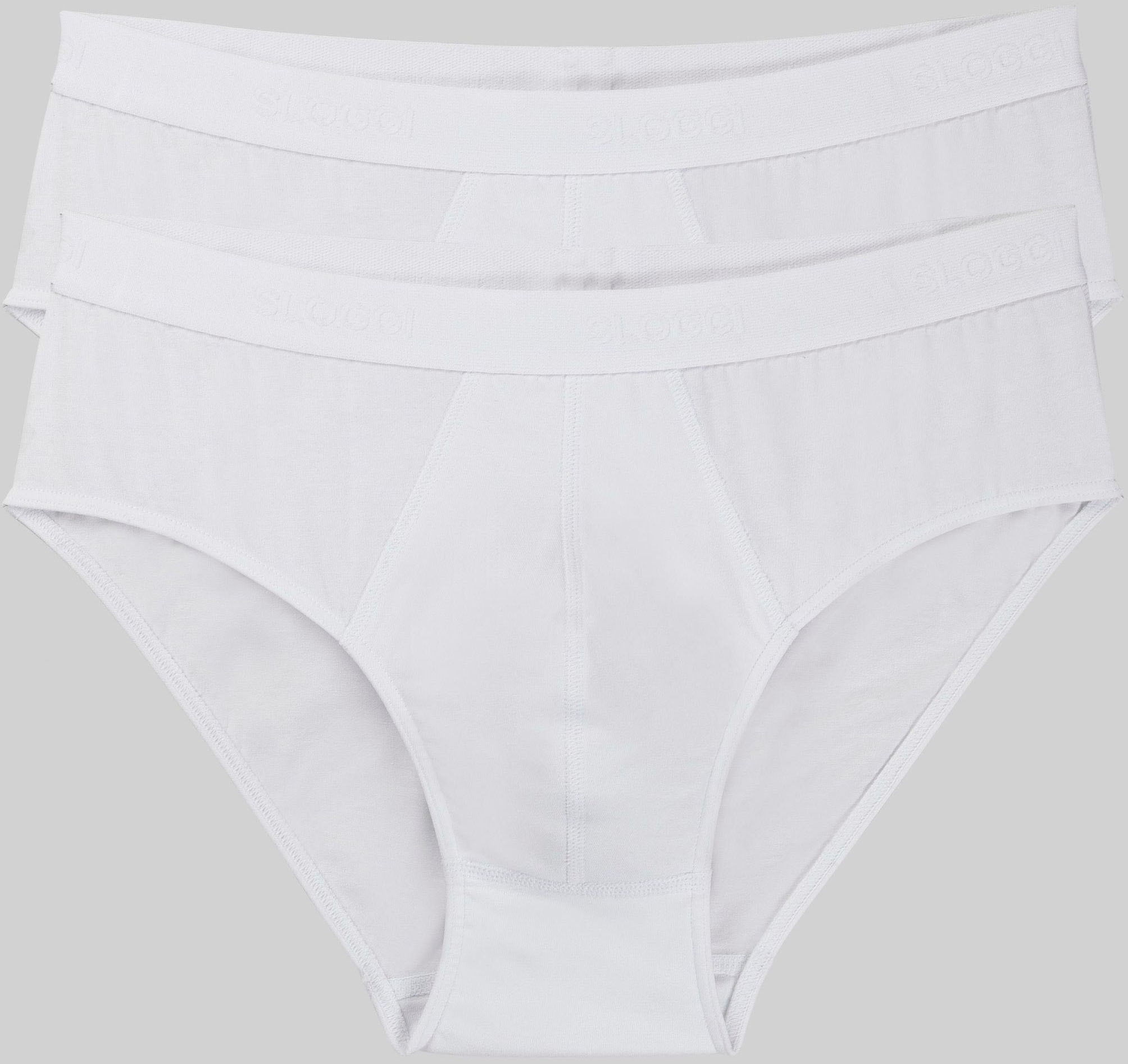 Midislip »men 24/7 Midi 2P«, (Packung, 2 St.), Herrenslip, Brief, Baumwoll-Stretch