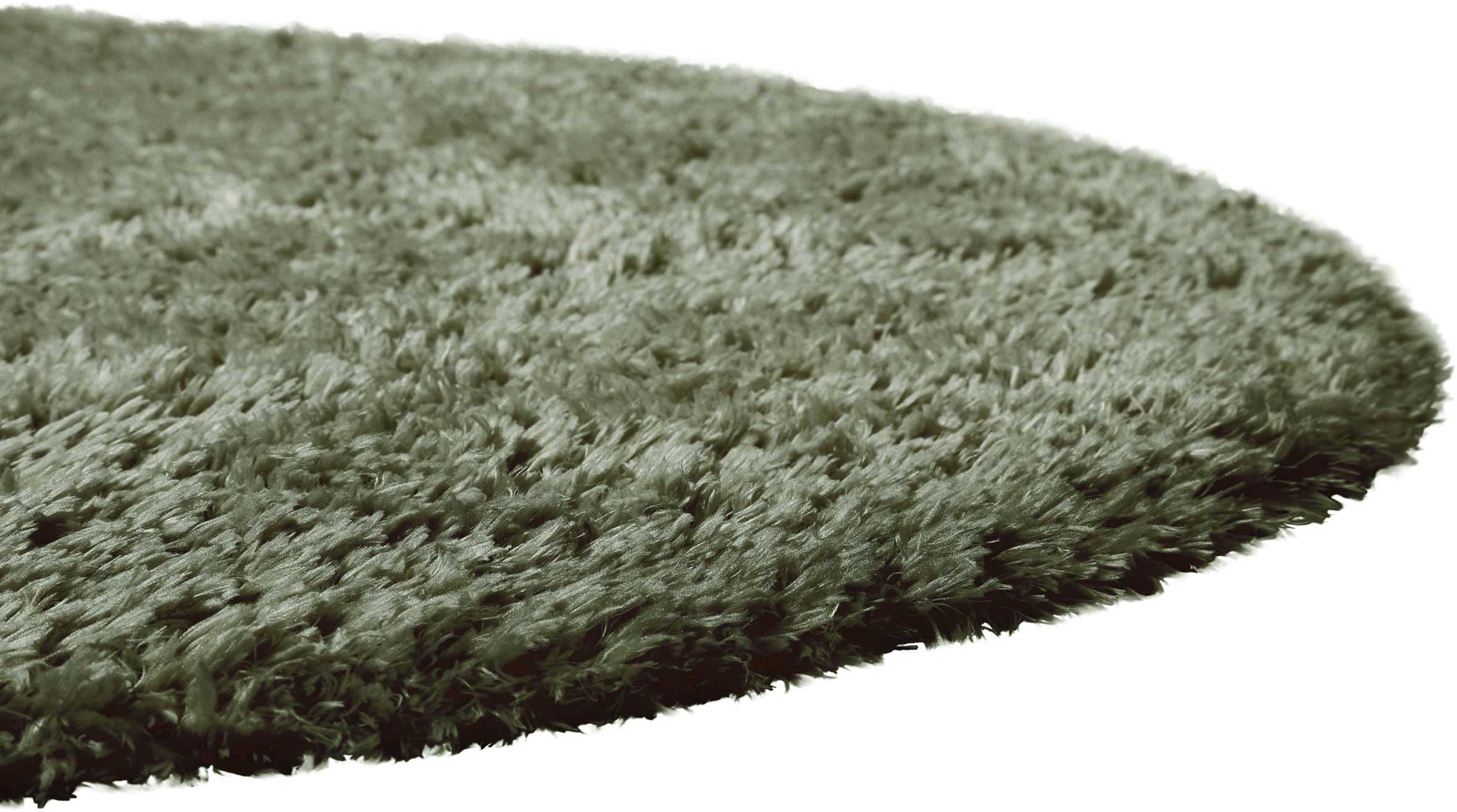 Homie Living Hochflor-Teppich »Matteo HL-0961«, rund, 50 mm Höhe, 100% recyceltem PET, Langflor, Shaggy, Wohnzimmer