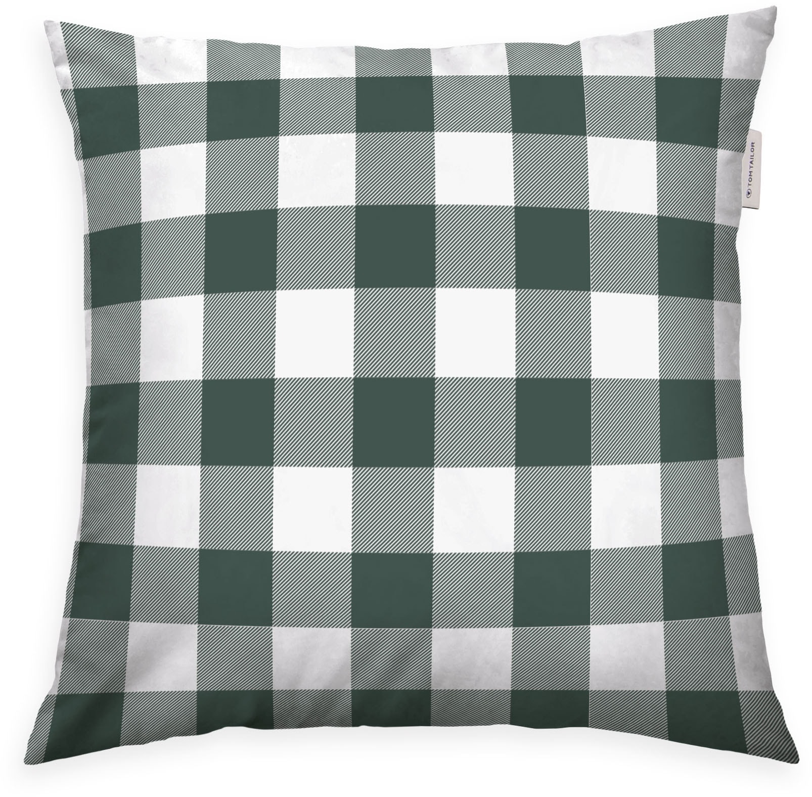 TOM TAILOR HOME Kissenbezüge »new bedroom, Classic Check, 40x40cm oder 40x80cm«, (1 St.), Wendedesign mit Markenreißverschluss