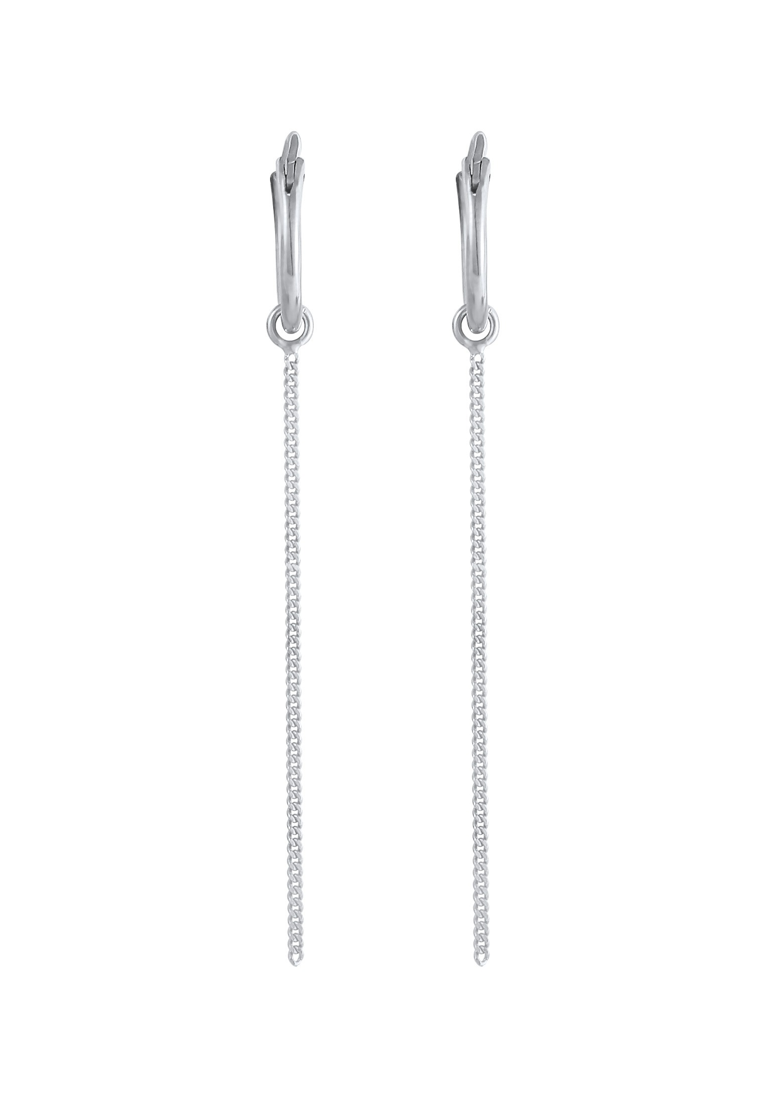 Elli Paar Creolen »Ohrringe Creolen Ohrhänger Einhänger Kettchen 925 Silber«