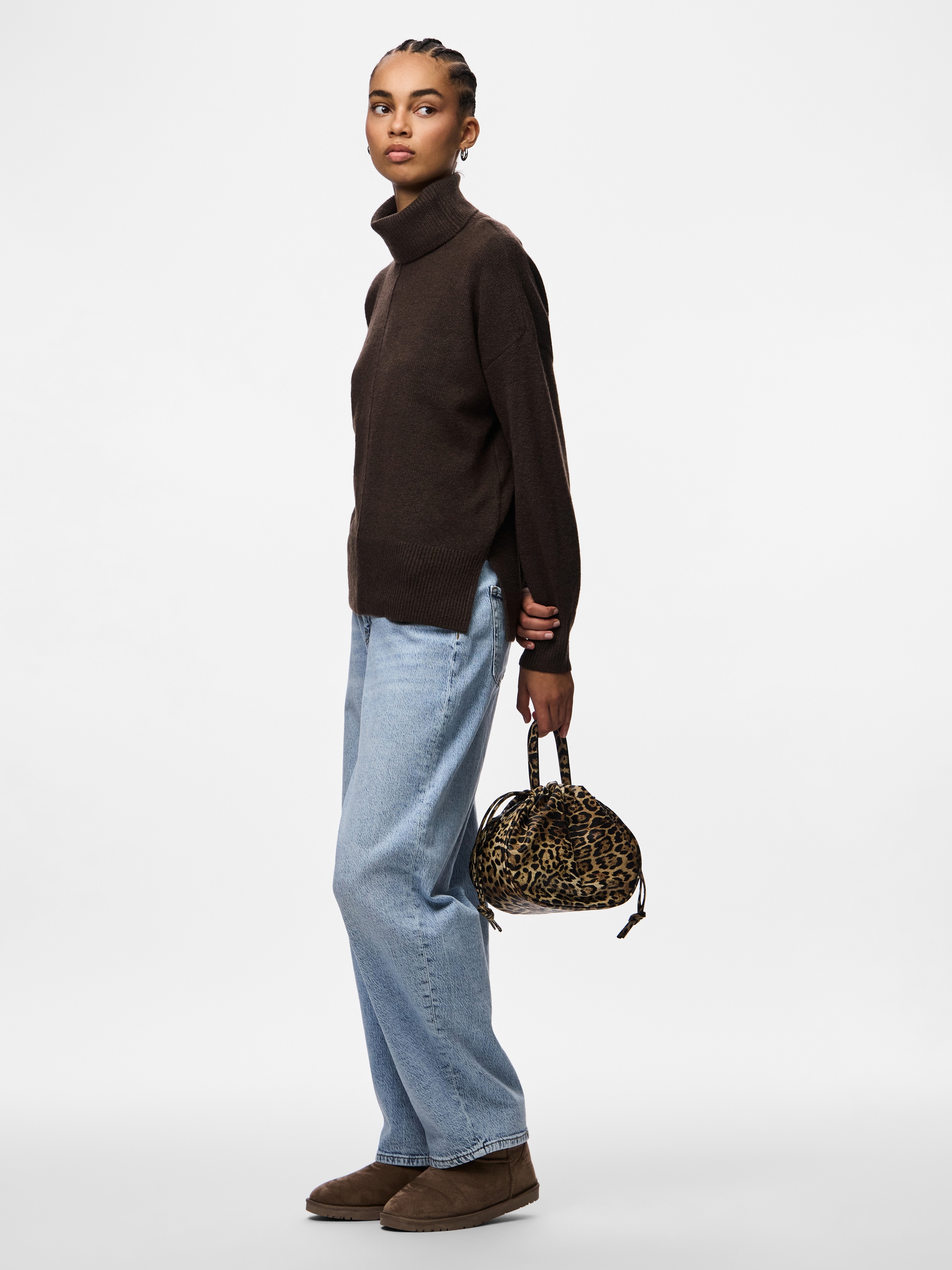 pieces »PCMALOU LS ROLLNECK KNIT NOOS BC«