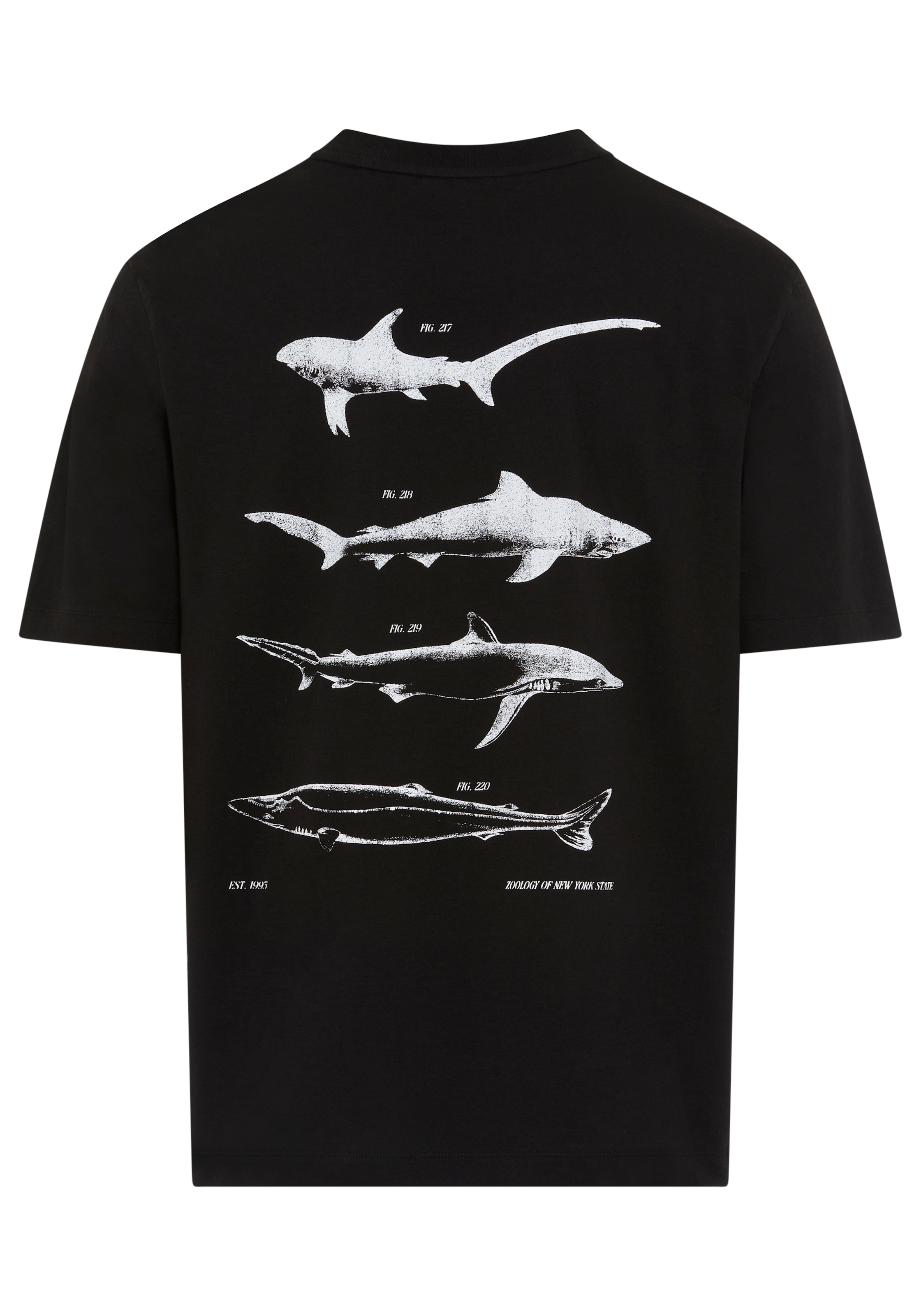 HUGO T-Shirt Regular Fit, Rückdruck, Rundhalsausschnitt