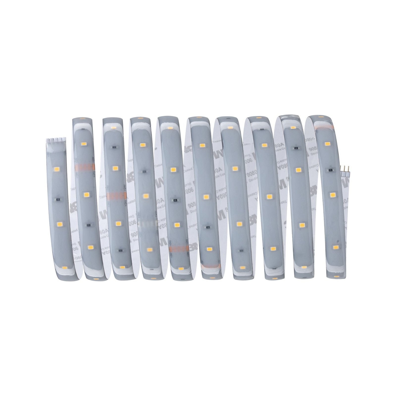 Paulmann LED-Streifen »MaxLED 250 Basisset 3m 2700K 12W 230/24V 24VA Silber Kunststoff«, 1 St.-flammig, IP44 Cover