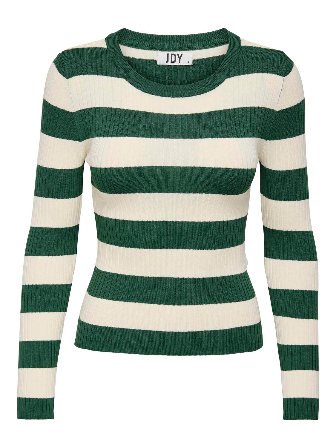 JDY Rundhalspullover »JDYPLUM L/S O-NECK PULLOVER KNT NOOS«
