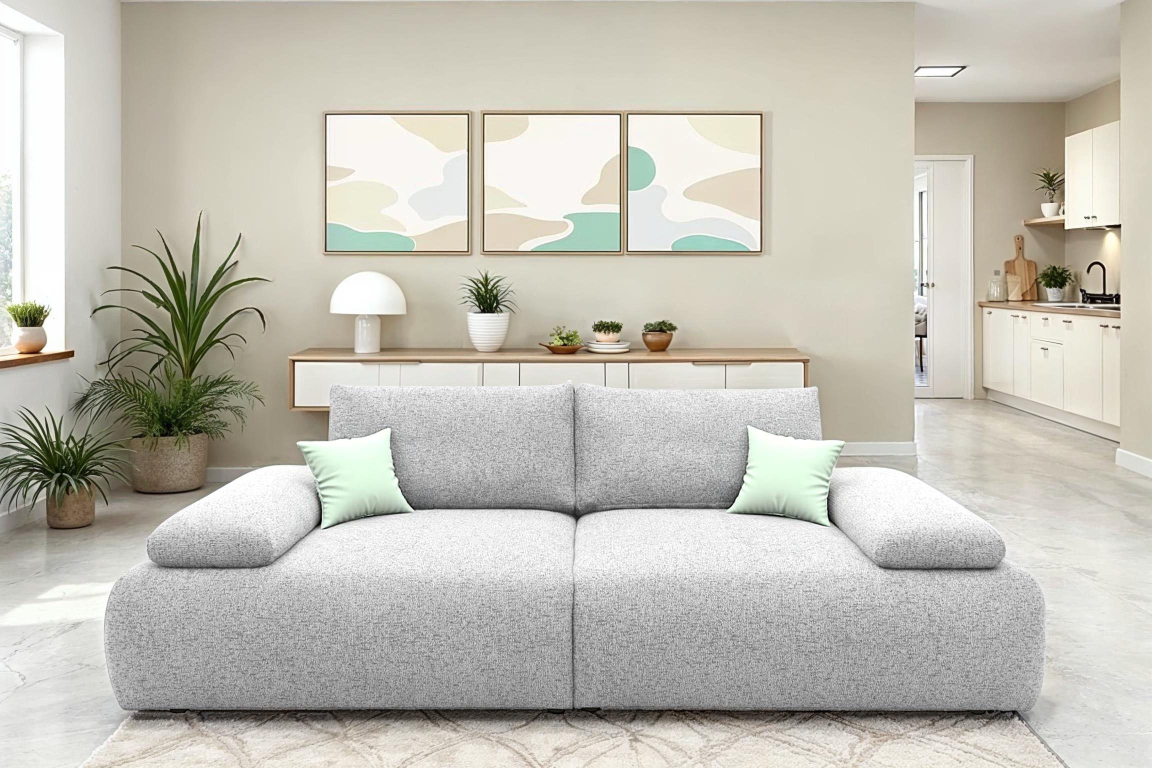 DOMO collection Big-Sofa »800 016«, (2 St.)