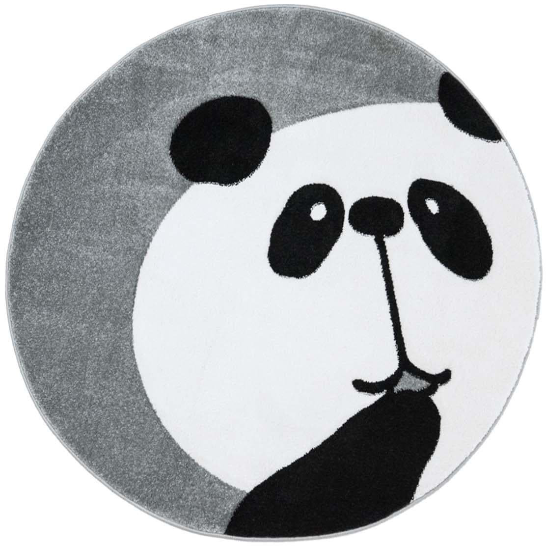 Carpet City Kinderteppich »Bueno Kids 1389«, rund, 13 mm Höhe, Spielteppich, Panda-Bär, 3D-Effekt, Weicher Flor, Pflegeleicht