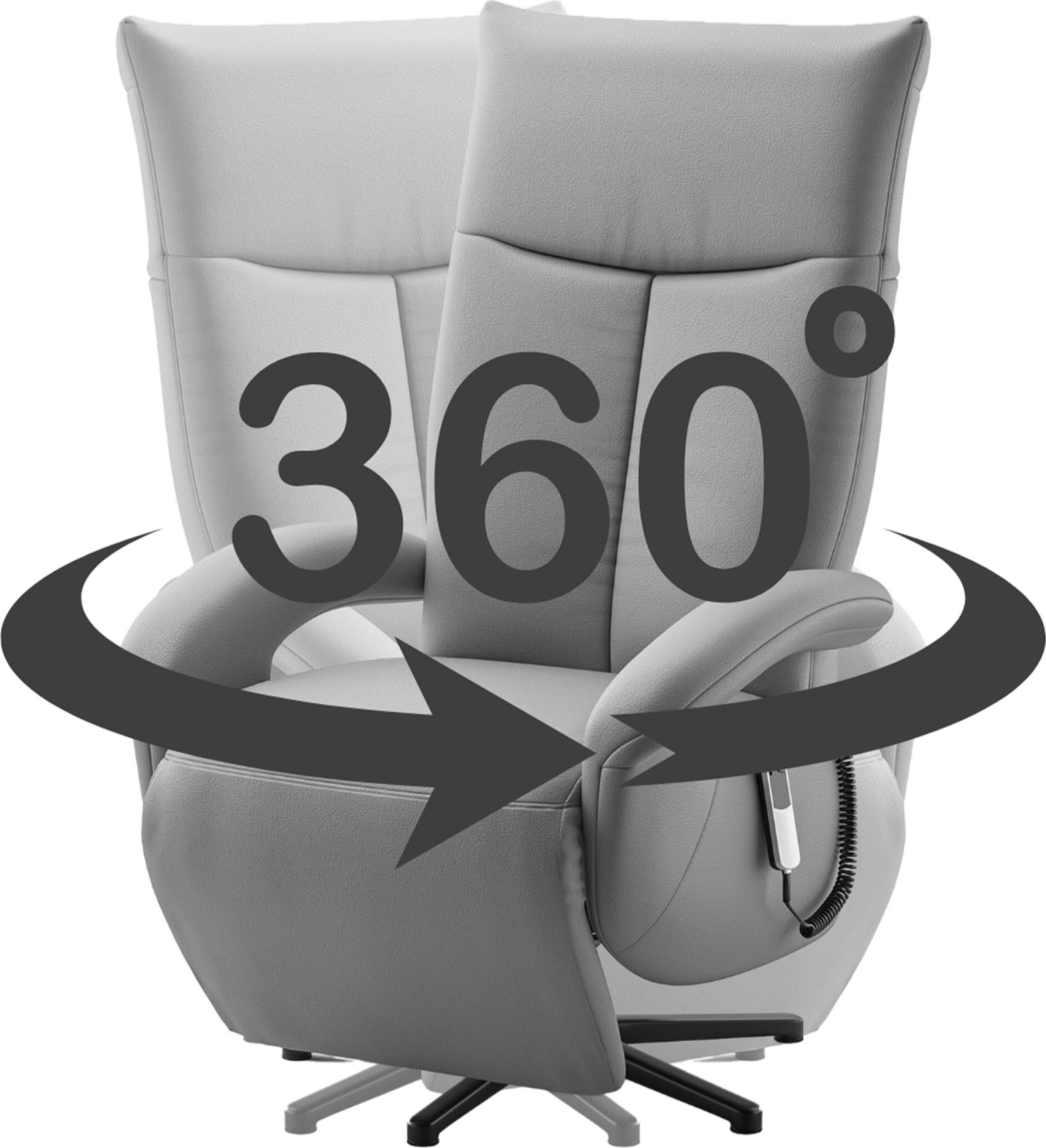 sit&more TV-Sessel »Zora« wahlweise mit Aufstehhilfe, 2 Motoren und Akku