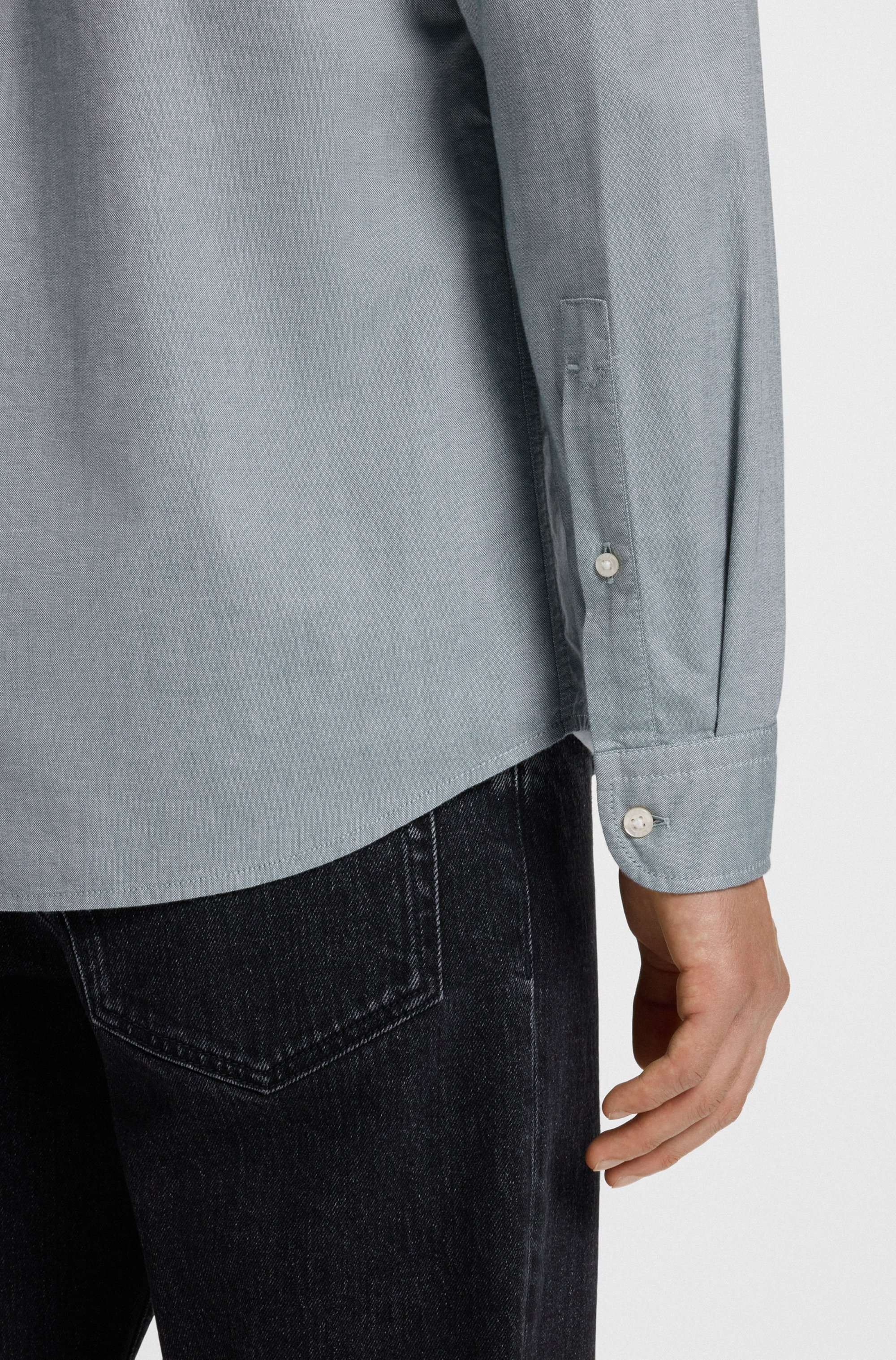 BOSS ORANGE Businesshemd »Rickert«, mit Button-down-Kragen