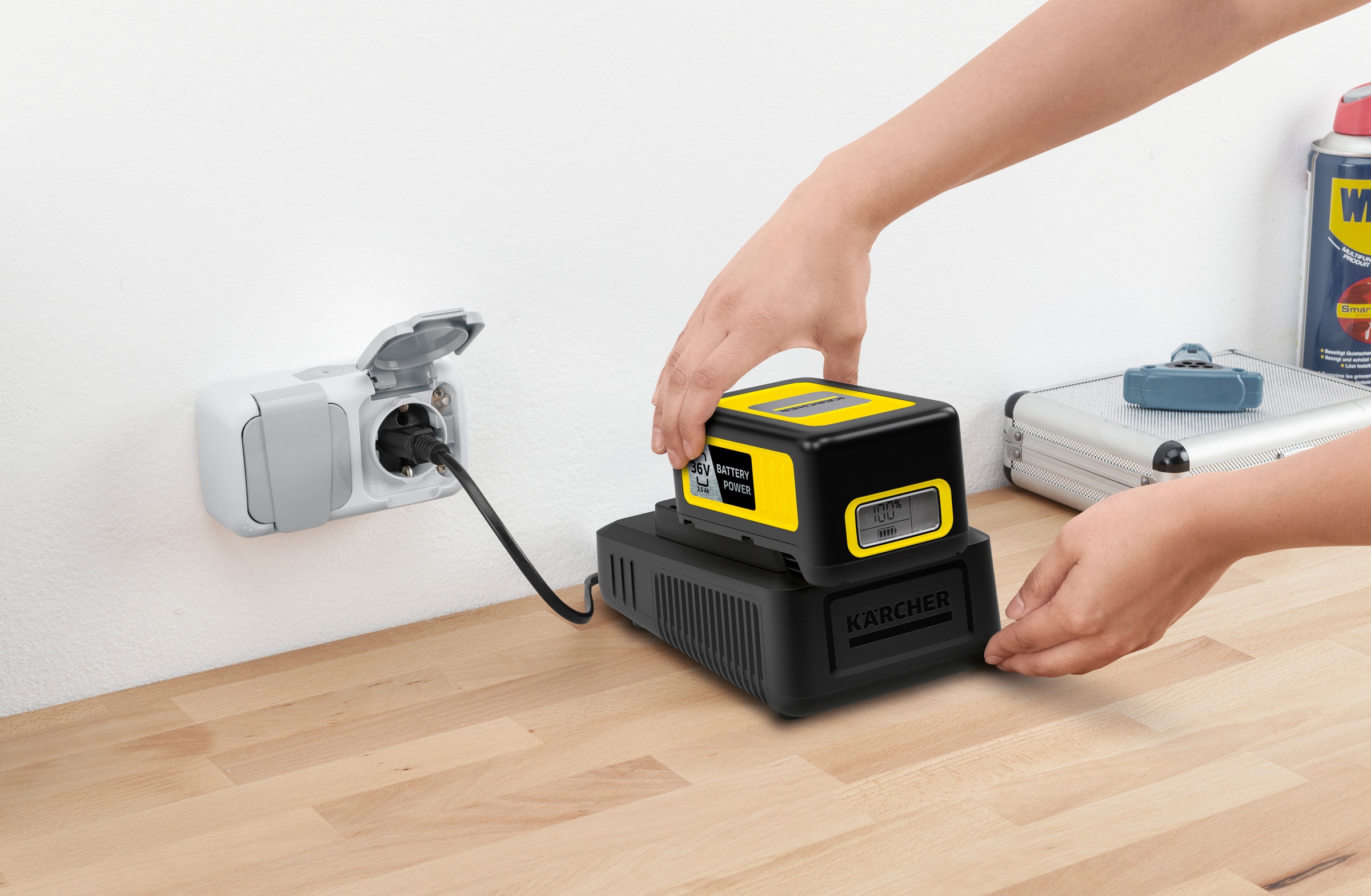 KÄRCHER Schnelllade-Gerät »Battery Power 36 V«, kompatibel mit allen 36-V-Kärcher-Akkus