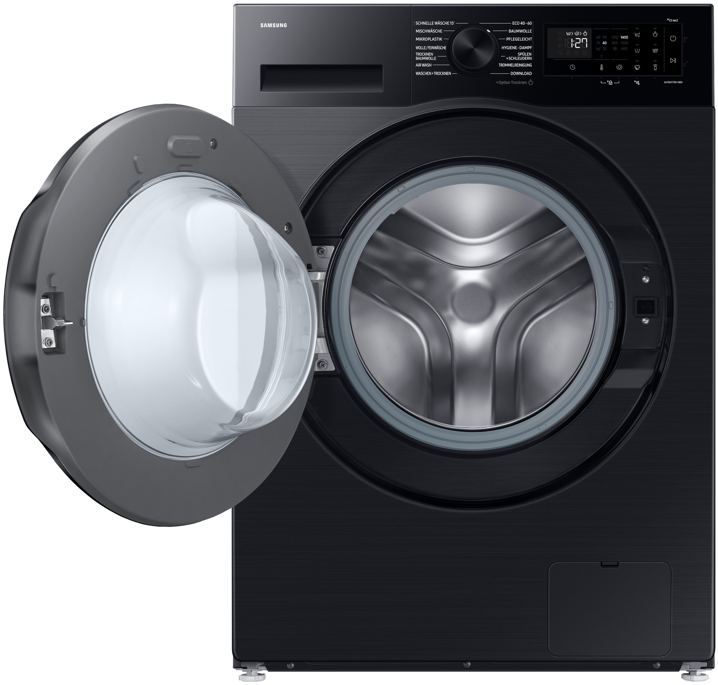 Samsung Waschtrockner »WD9EDG5B15BBEG«, WD5000D, Hygiene - Dampfprogramm