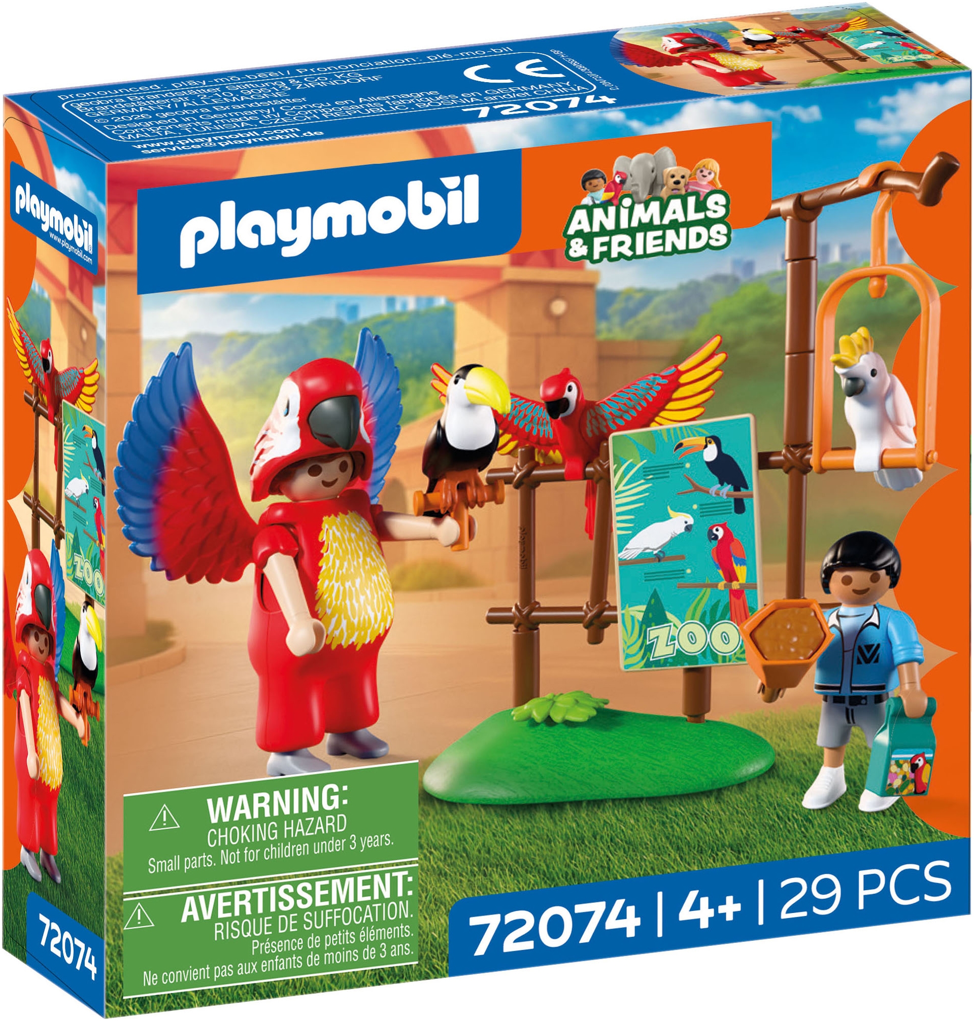 Playmobil® Konstruktions-Spielset »Zoo: Maskottchen (72074), Animals & Friends«