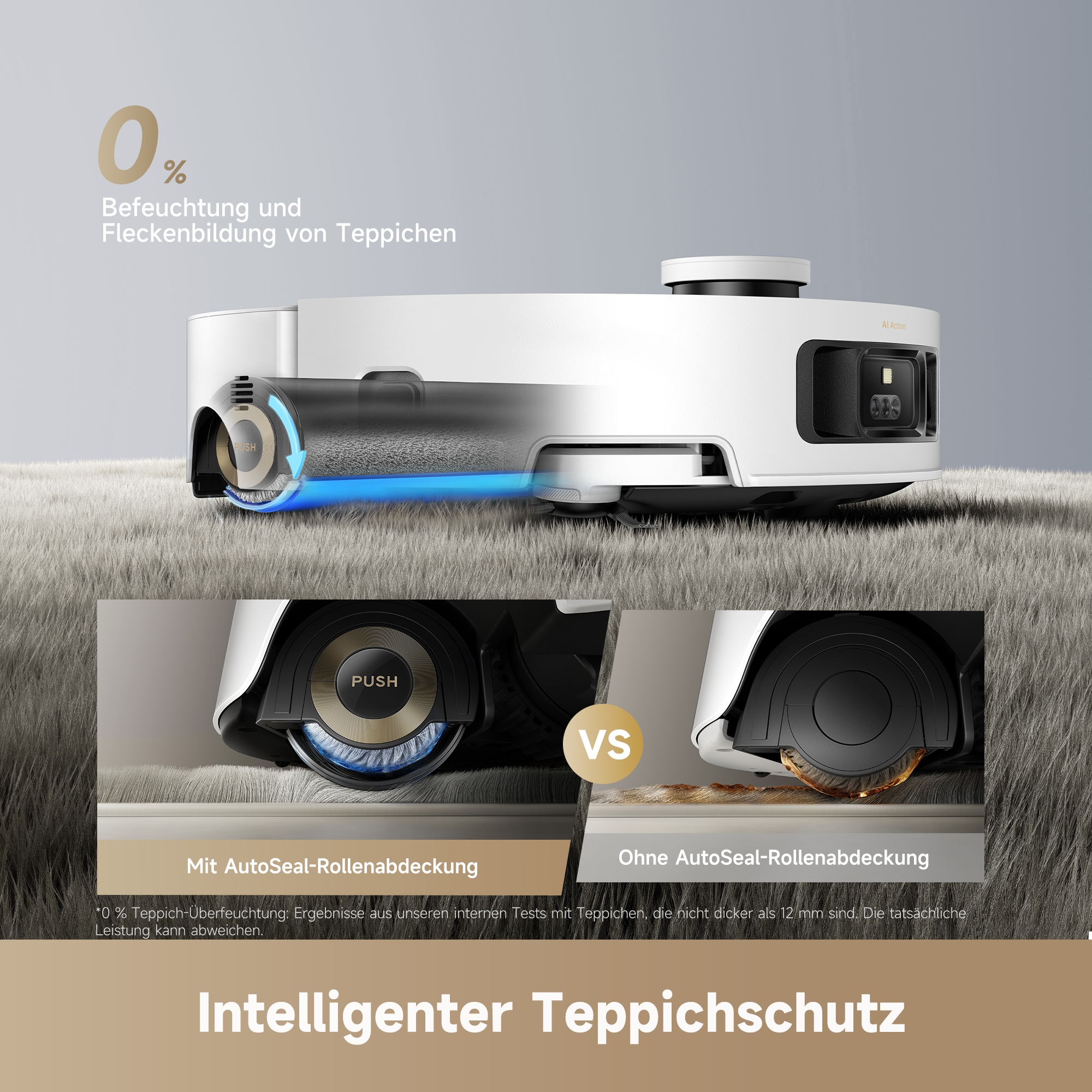 Dreame Saugroboter »mit Wischfunktion Aqua 10 Roller«