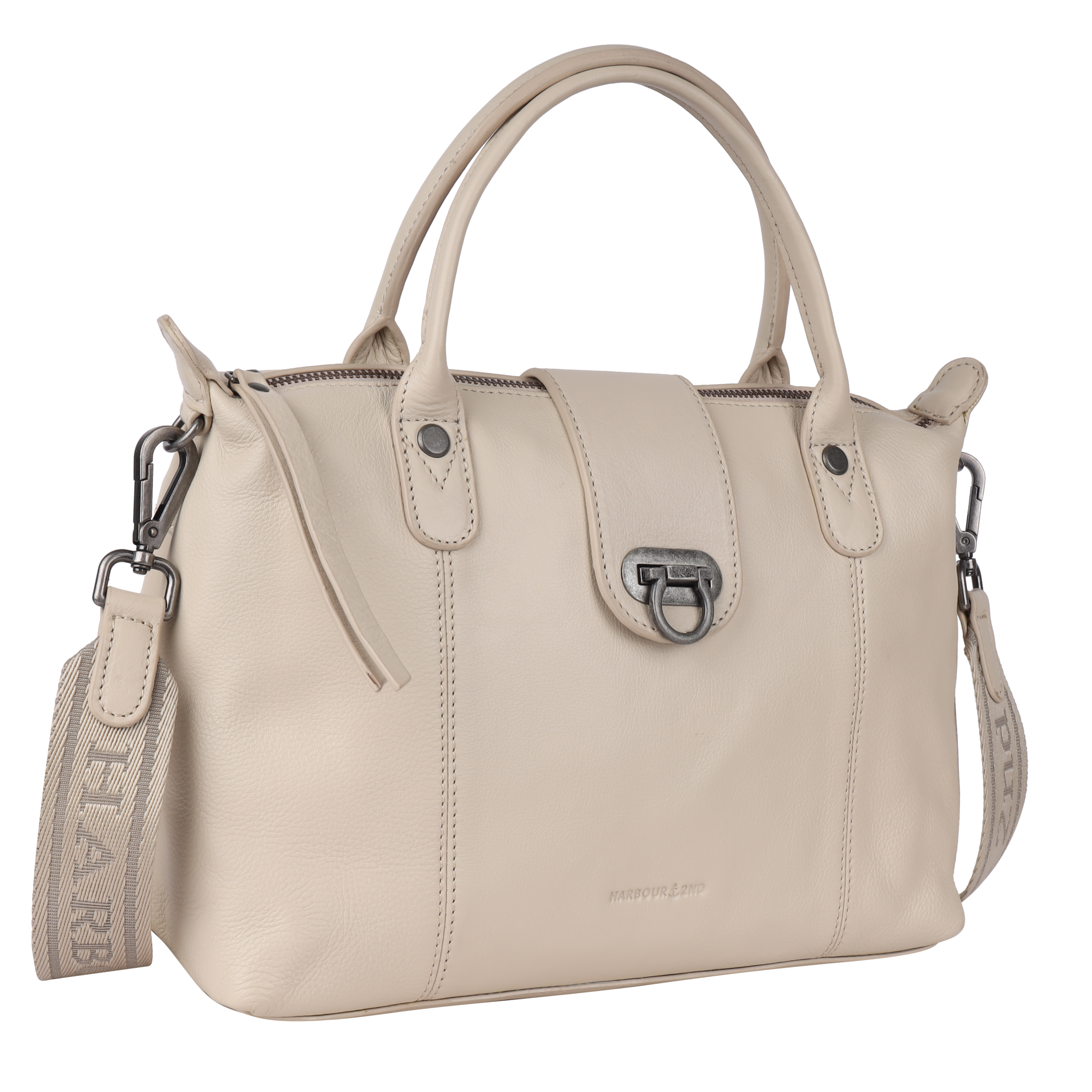 HARBOUR 2nd Shopper »Liane« , Damen Handtasche, Umhängetasche, Schultertasche mit Logoprägung
