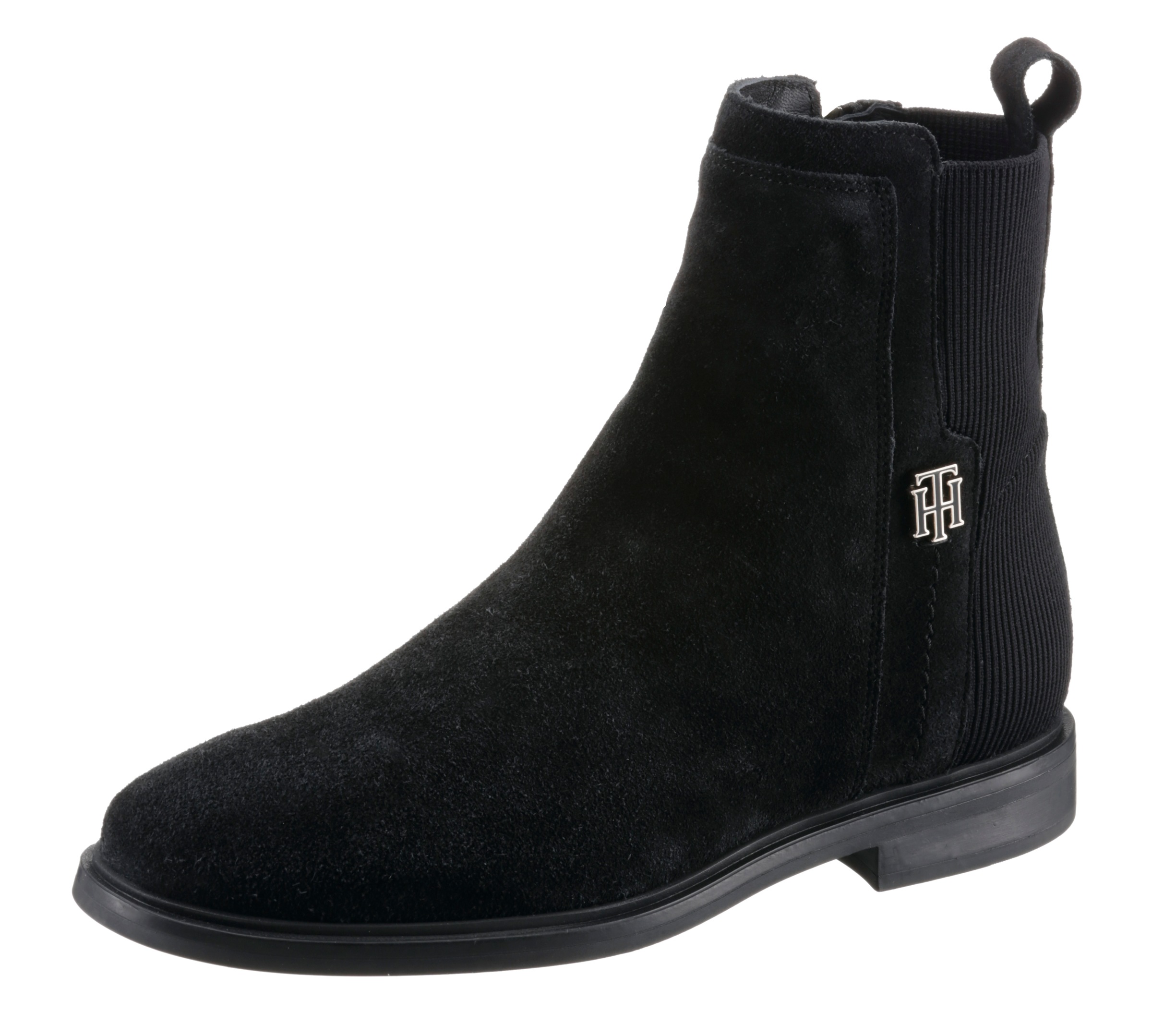 Tommy Hilfiger Stiefelette »TH ESSENTIALS FLAT BOOT«, mit TH-Labelemblem kaufen