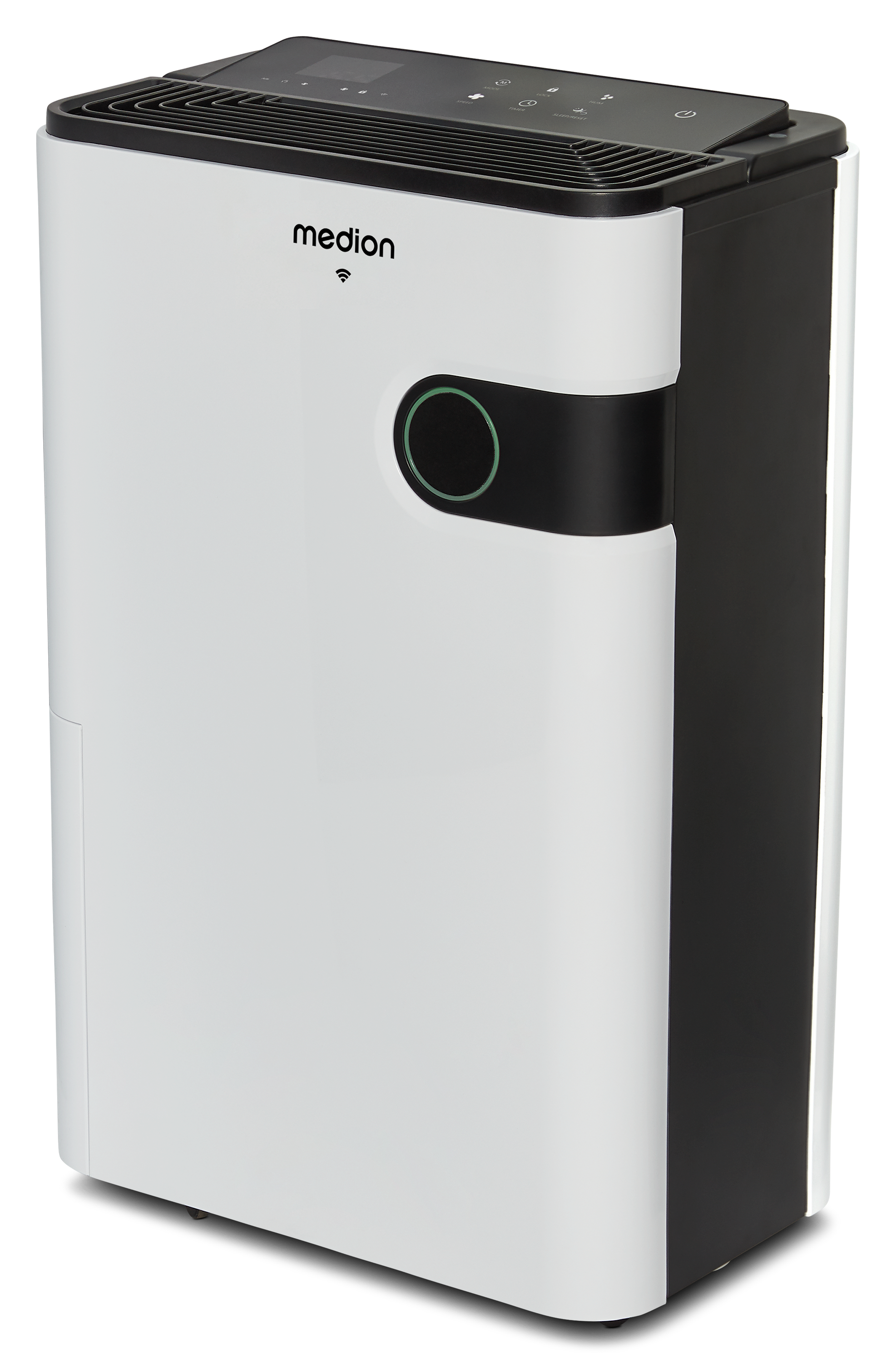 Medion® Luftentfeuchter »Smarter Luftentfeuchter (MD12044), für Räume bis zu 40m²«, Entfeuchtung 24 l/Tag, Tank 5 l, Steuerung per App oder Fernbedienung, Volumen Wassertank ca. 5L
