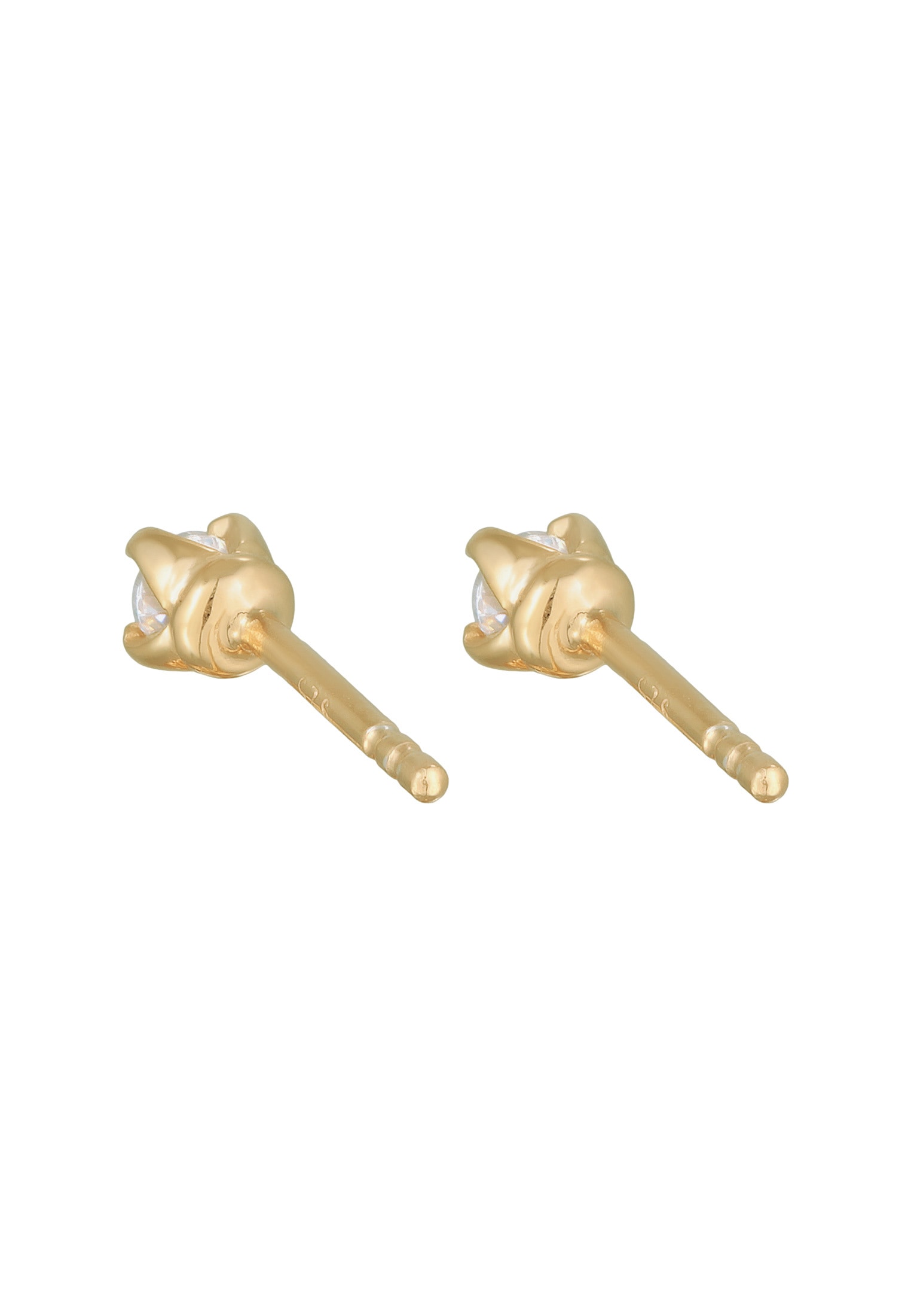 Elli Premium Paar Ohrstecker »Ohrringe Ohrstecker Soliltär Mossanit 925 Silber«
