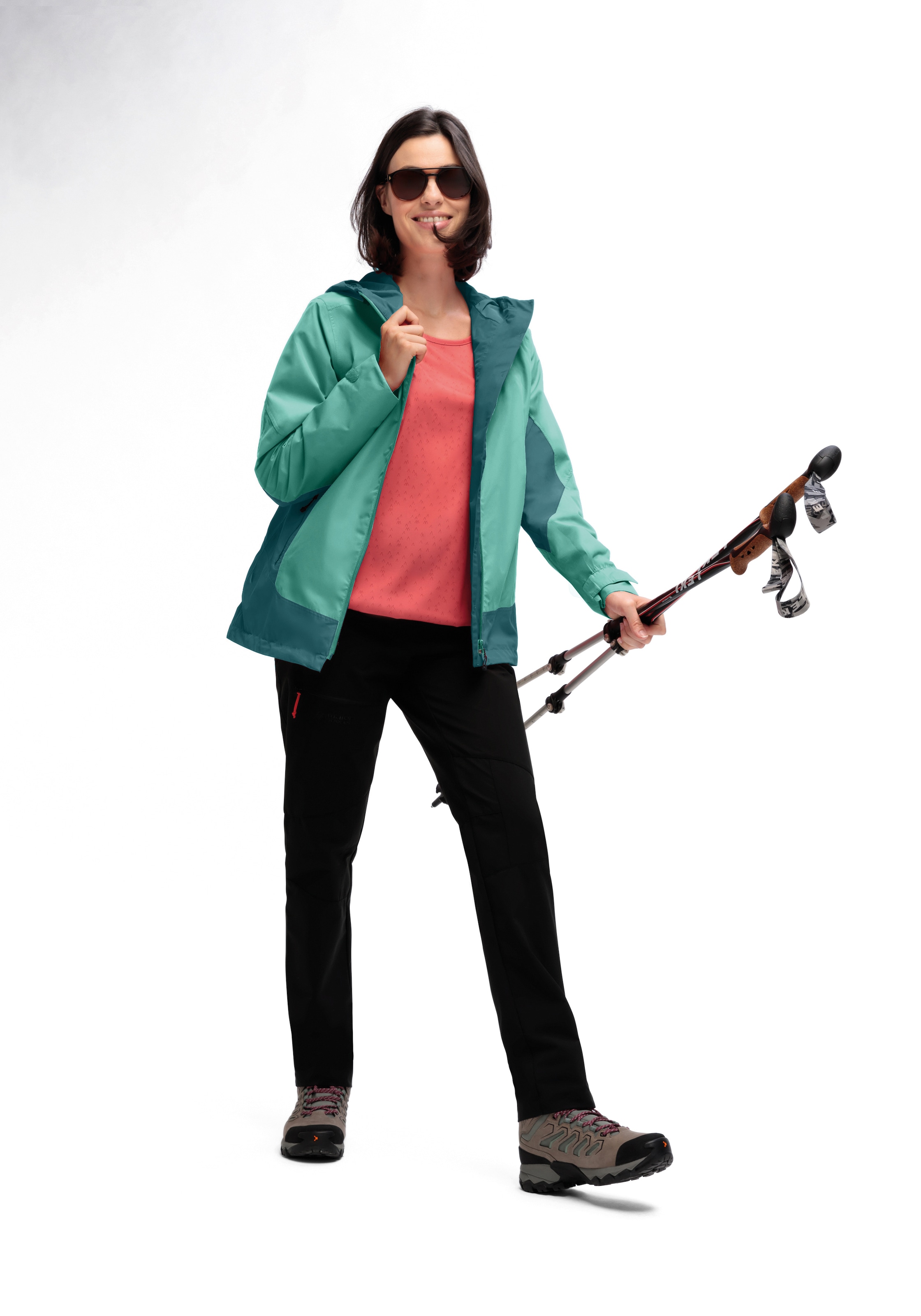 Maier Sports Regenjacke »Brocken W« Damen Jacke wasserdicht, moderner Windbreaker, Outdoorjacke, Reg. Fit