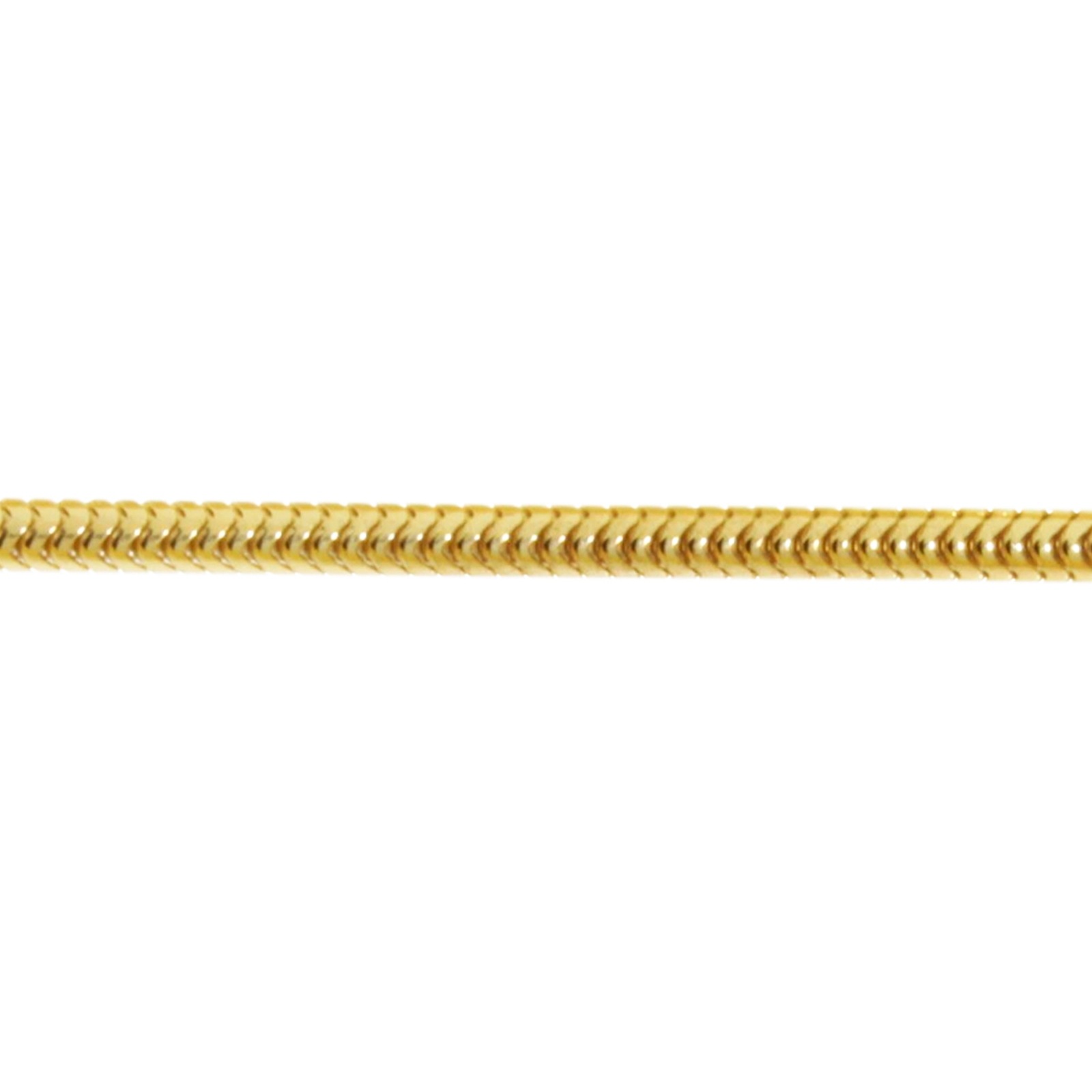 OSTSEE-SCHMUCK Silberkette »- Schlange 2,0 mm - Silber 925/000, vergoldet -,«