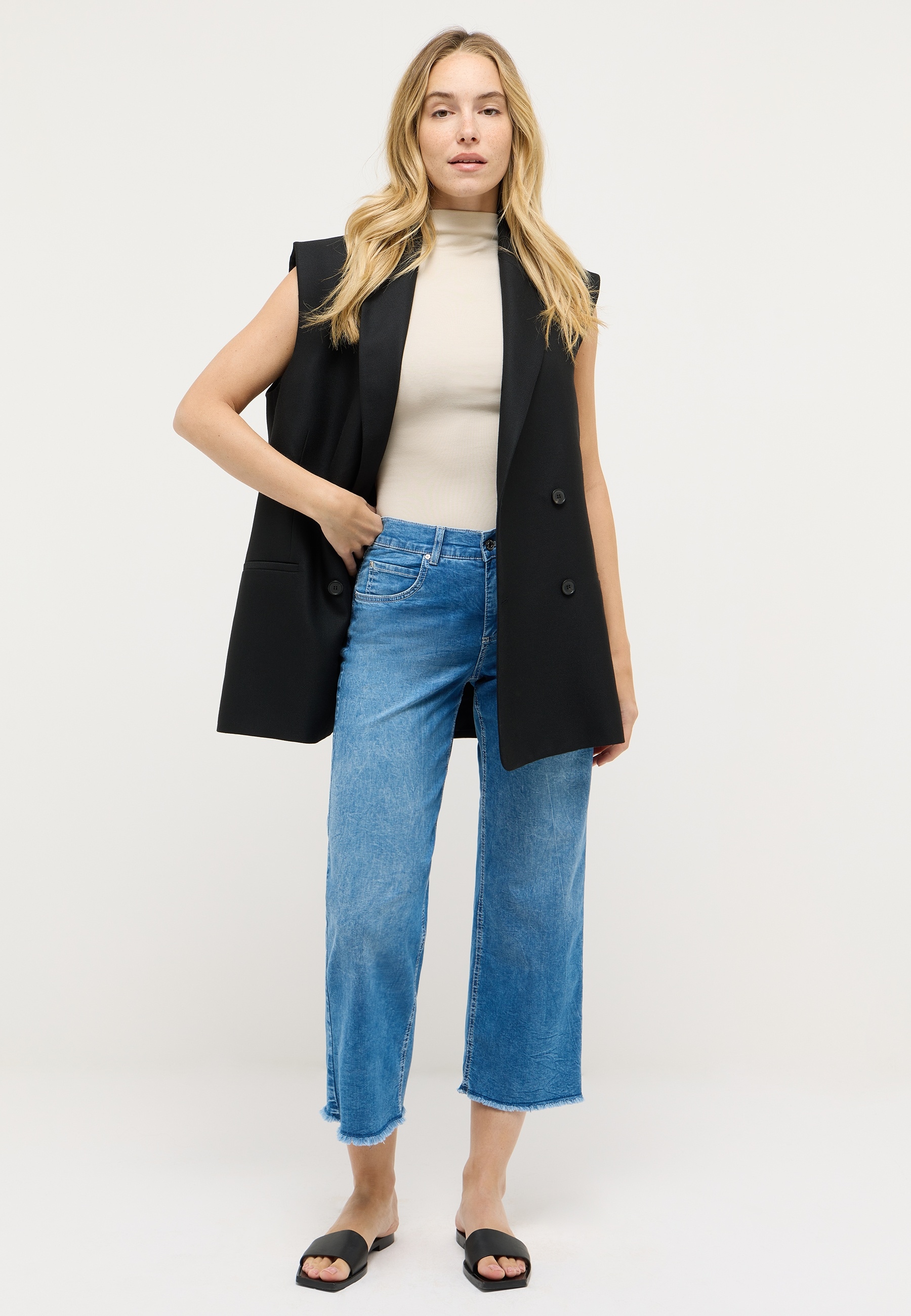 ANGELS Straight-Jeans »Linn« Culotte