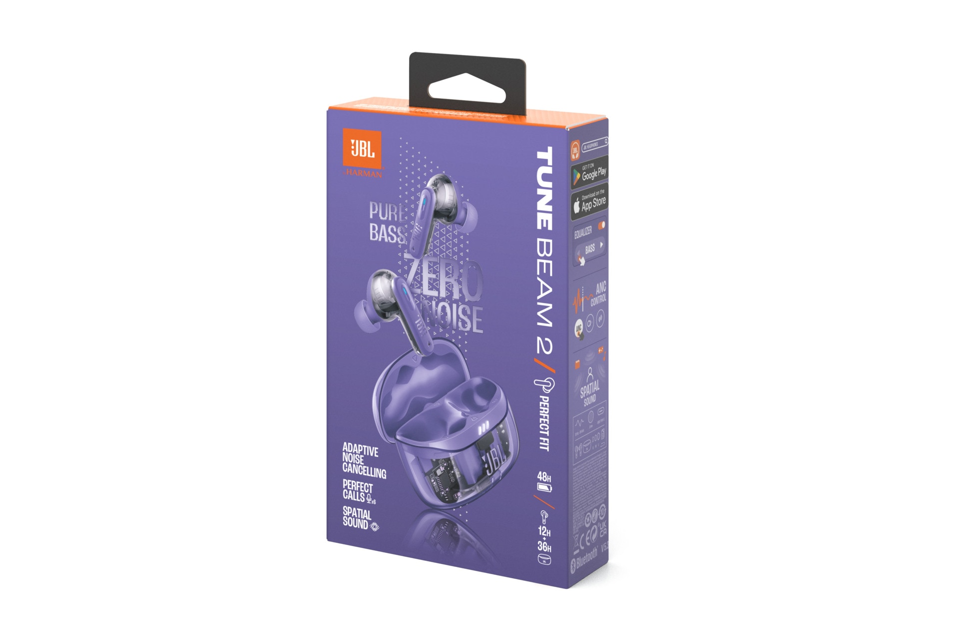 JBL wireless In-Ear-Kopfhörer »TUNE BEAM 2«, A2DP Bluetooth, Active Noise Cancelling (ANC)