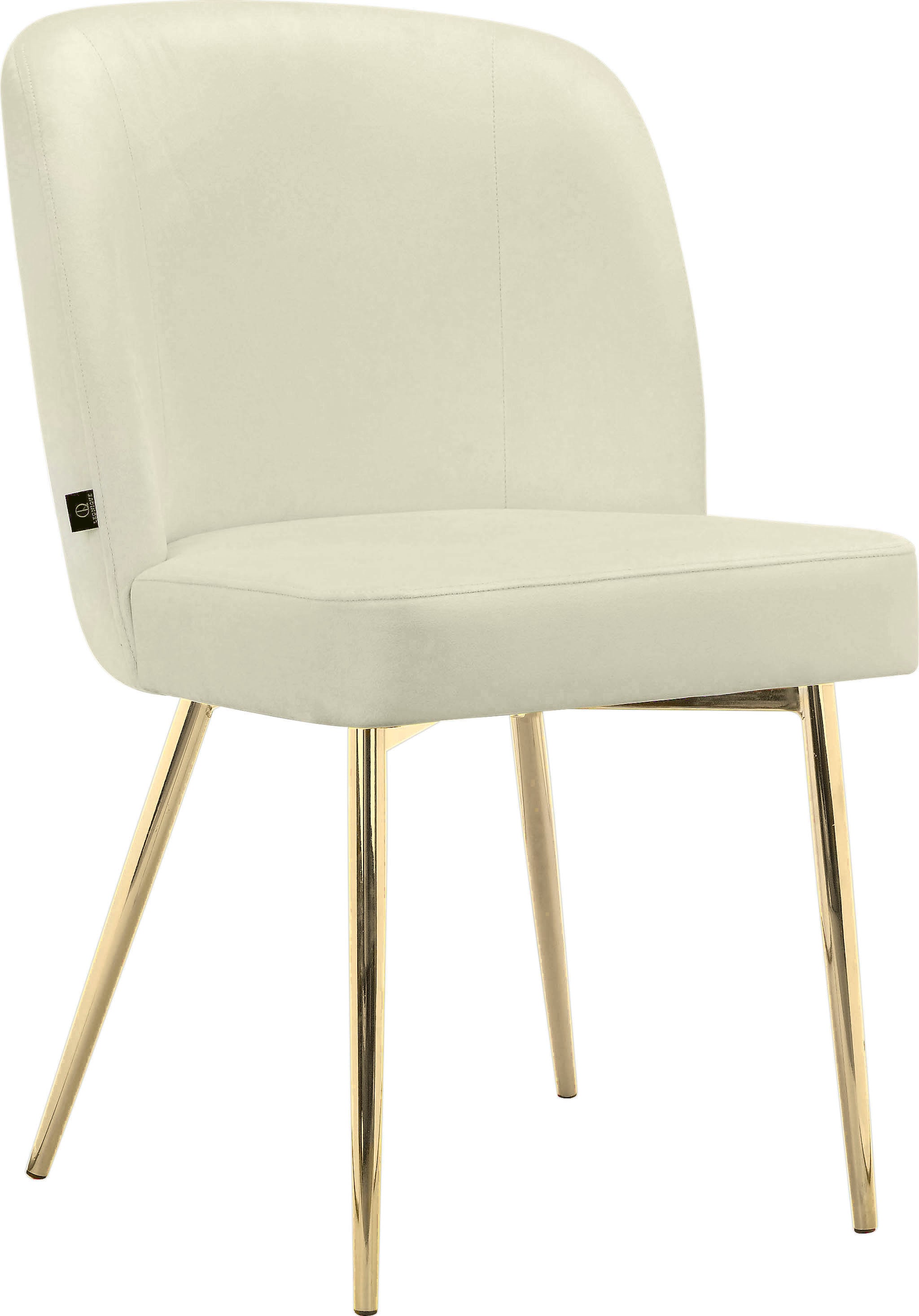 Leonique Esszimmerstuhl »Felicity«, 2 St., Veloursstoff, im 2er Set erhältlich, mit Sitz und Rücken gepolstert, Sitzhöhe 48 cm