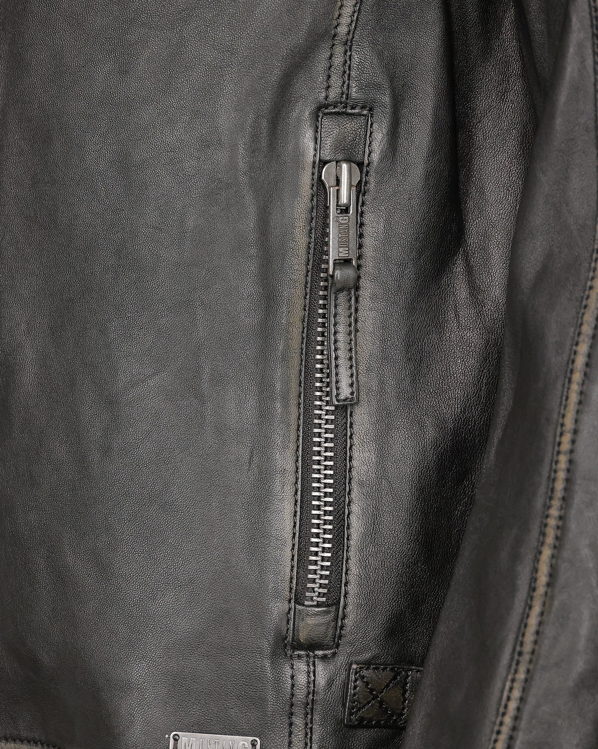 MUSTANG Bikerjacke »Lederjacke 31021303«