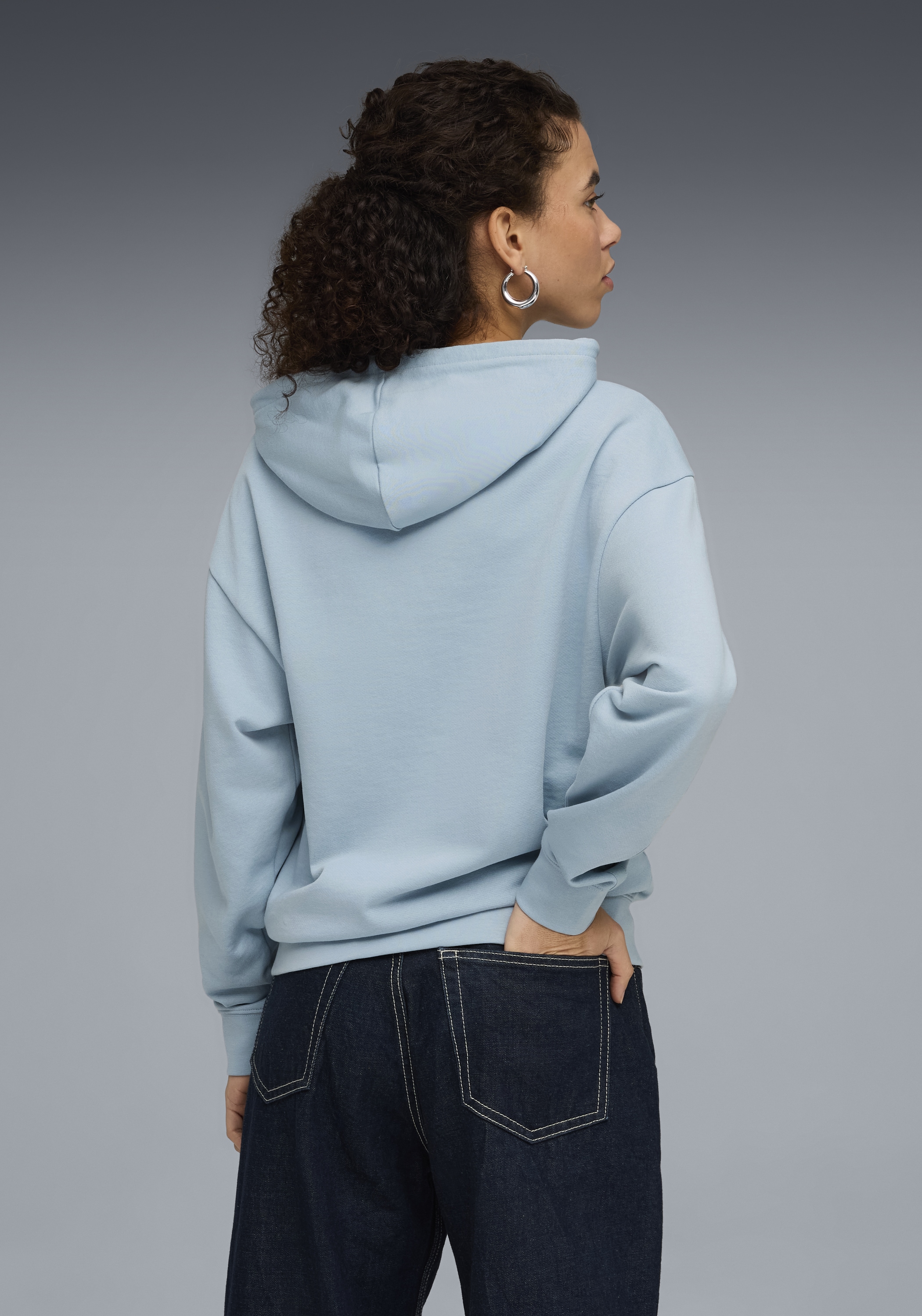 PUMA Kapuzensweatshirt »ESS ELEVATED COMFORT HOODIE TR«, mit Kapuze, mit Kängurutasche, mit Logodruck, komfortable Passform
