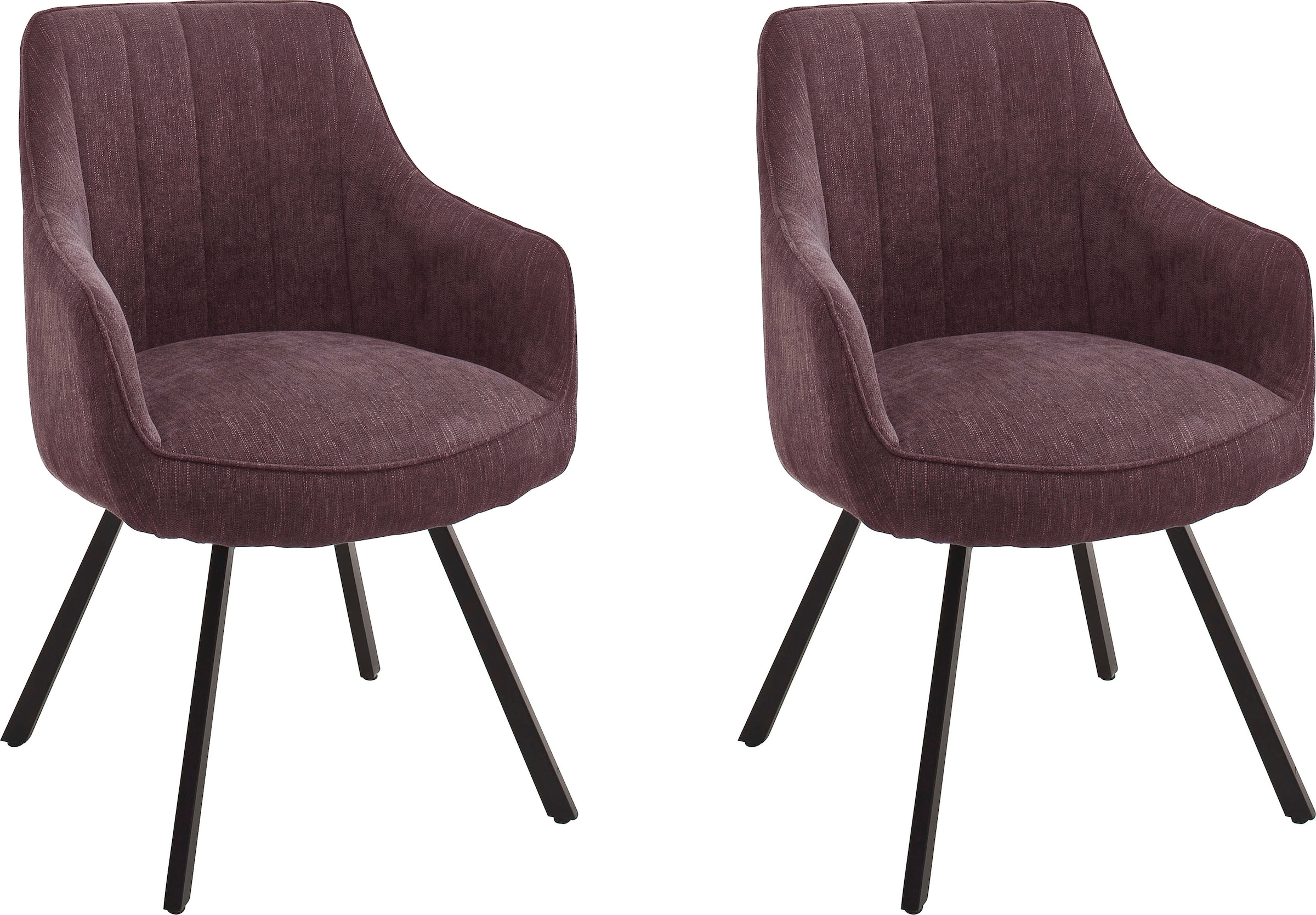 Stuhl (Set), bis Raten MCA 180°drehbar 2 Nivellierung, furniture »Sassello«, Esszimmerstuhl mit belastbar kg kaufen St., auf 120 Stoffbezug,
