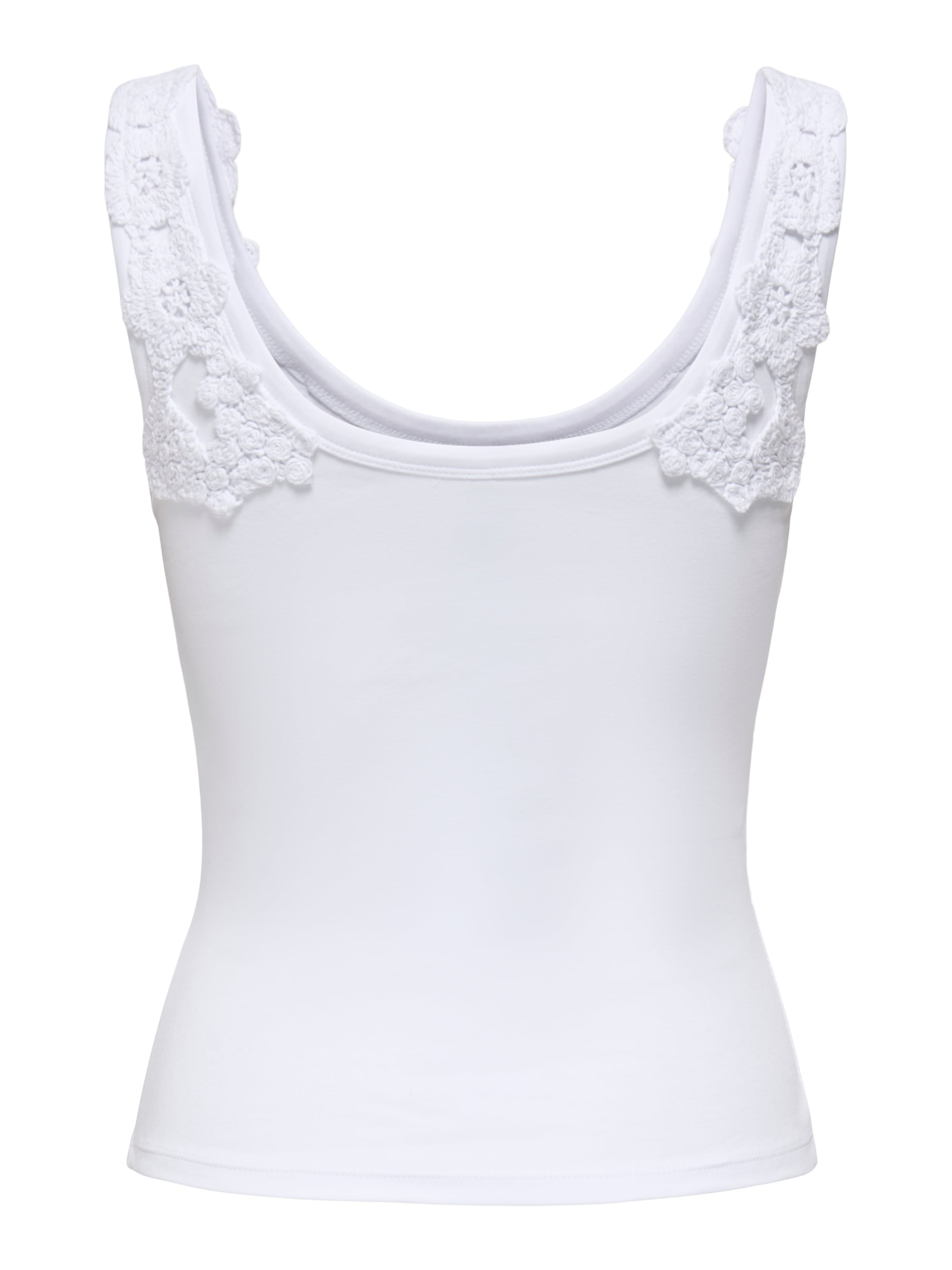 ONLY Tanktop »ONLZANNY S/L CROCHET TANK TOP CS JRS« Baumwollmischung